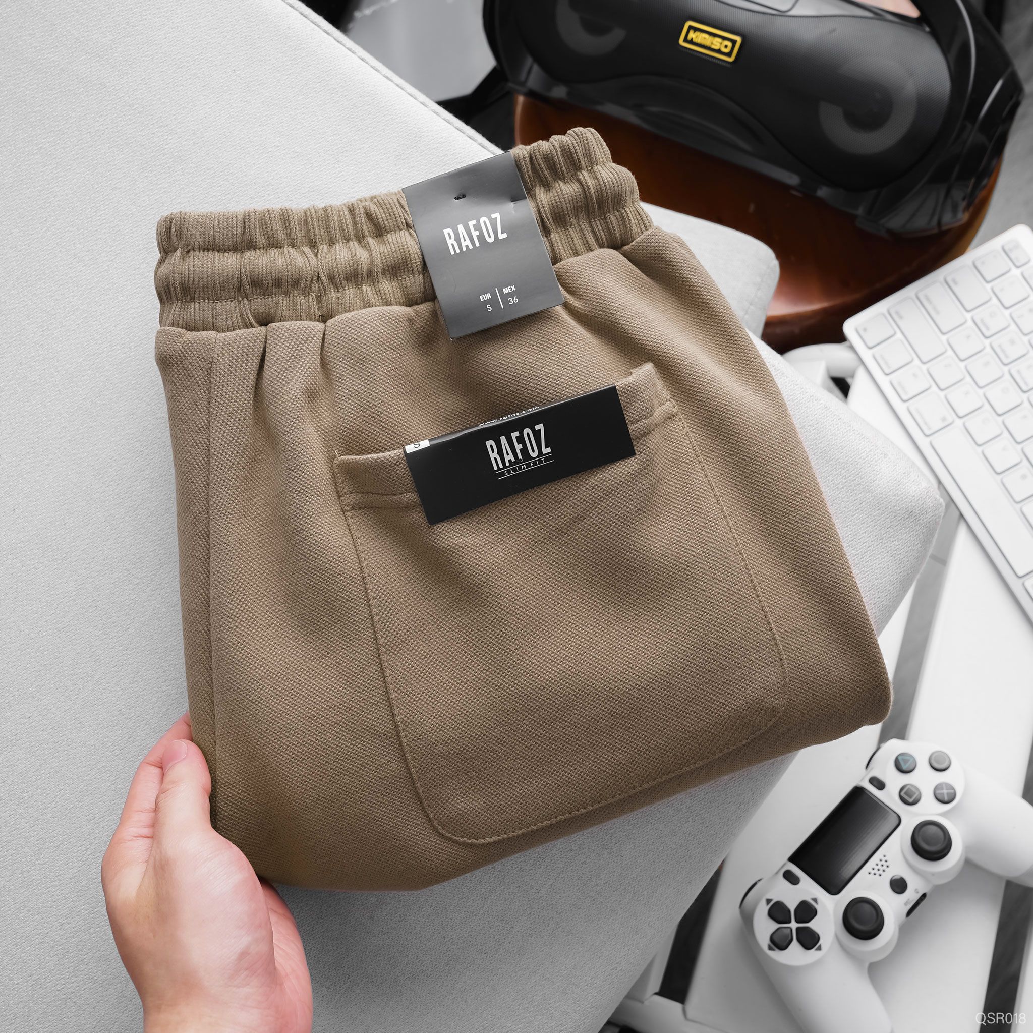  Quần short pique RAFOZ logo basic 