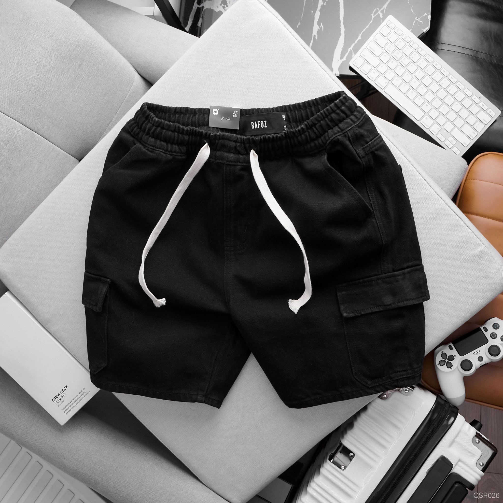  Quần short jean RAFOZ Cargo pocket 