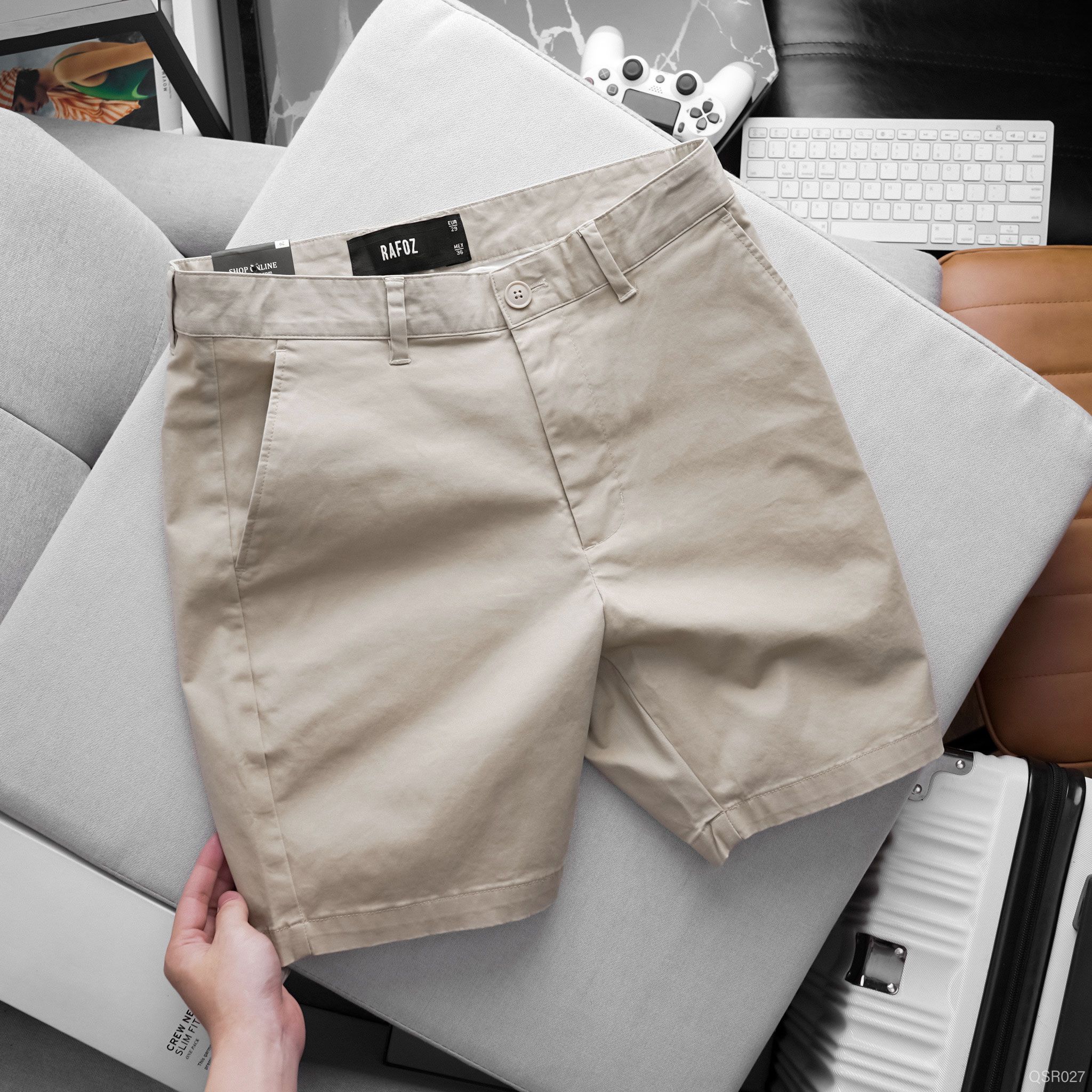  Quần short kaki RAFOZ Slim basic - 027 