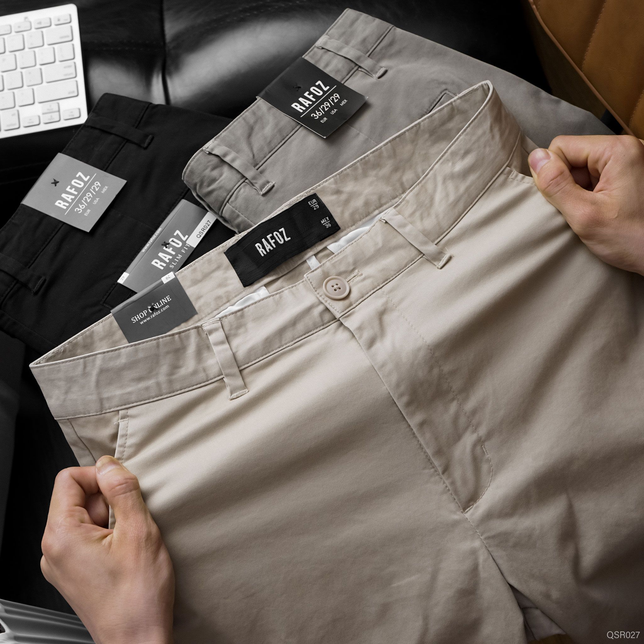  Quần short kaki RAFOZ Slim basic - 027 