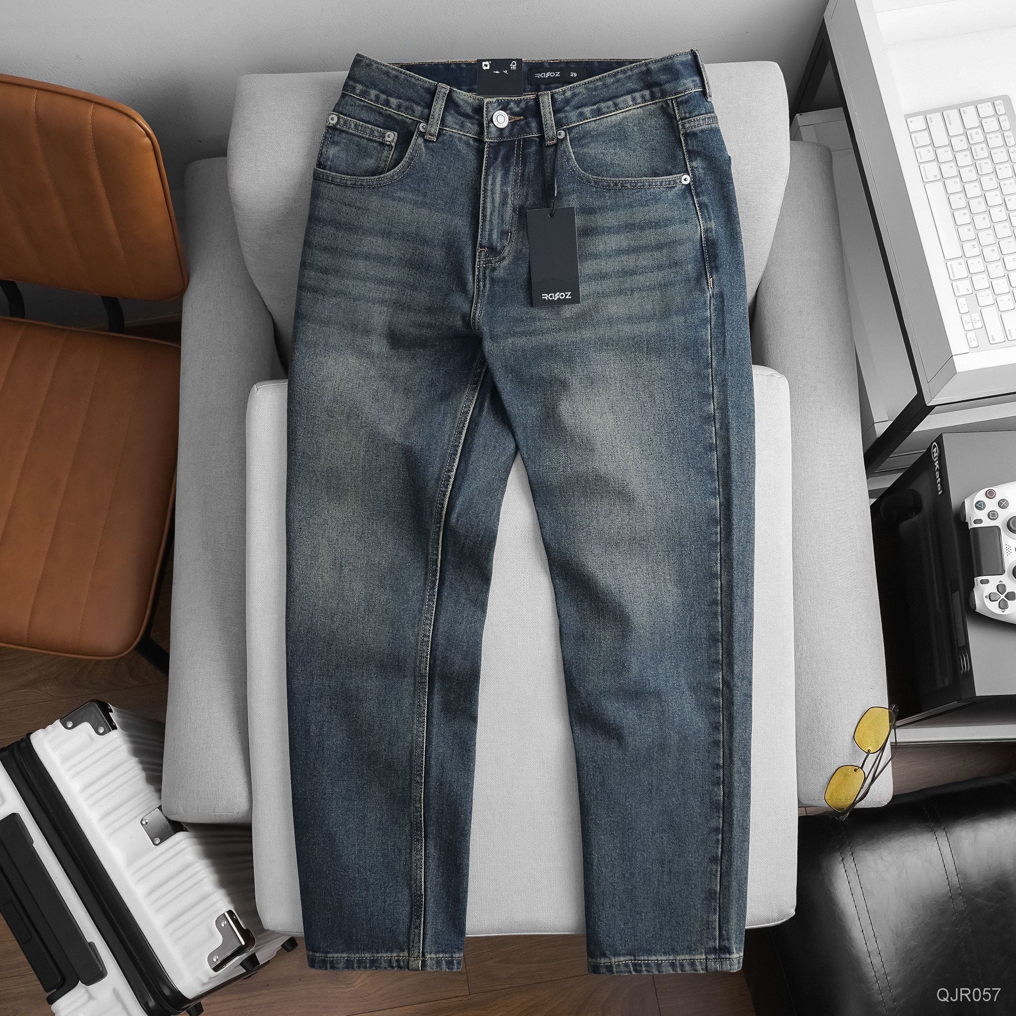  Quần jean relaxed RAFOZ dark blue - 057 