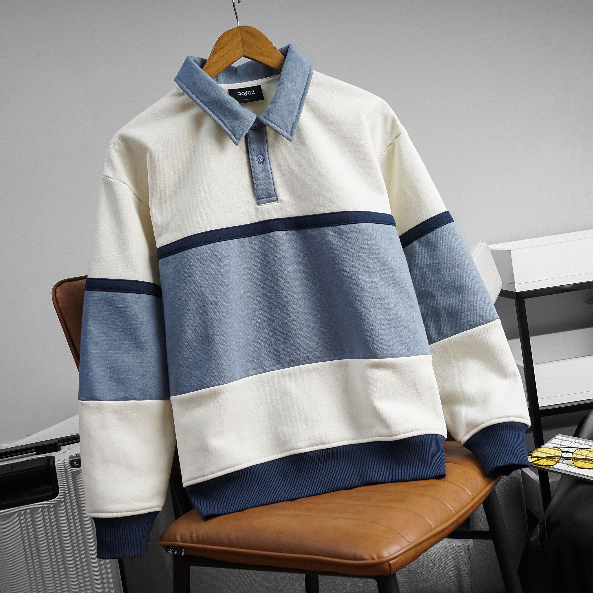  Áo sweater RAFOZ phối màu - 006 