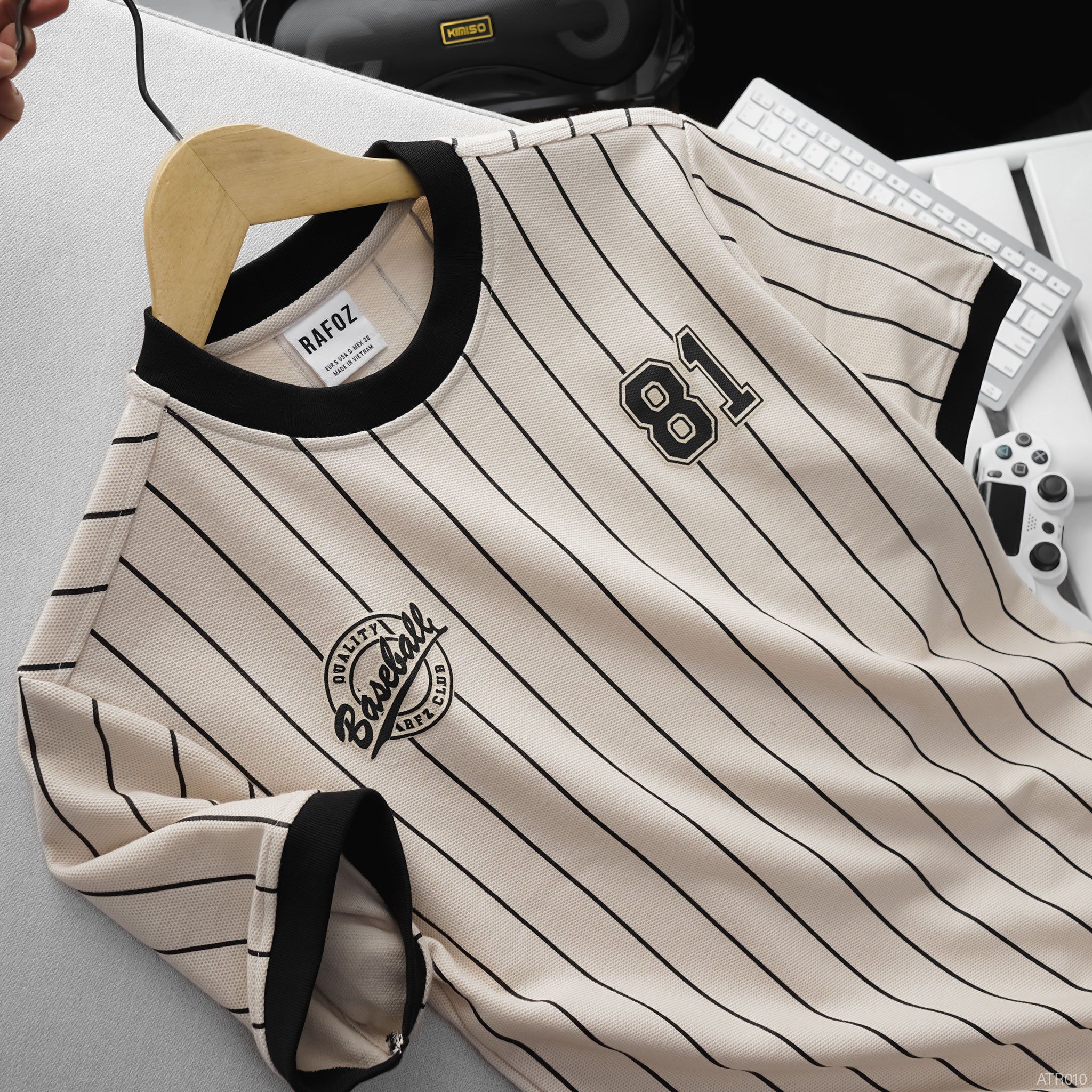  Áo thun RAFOZ Stripes beige - 010 