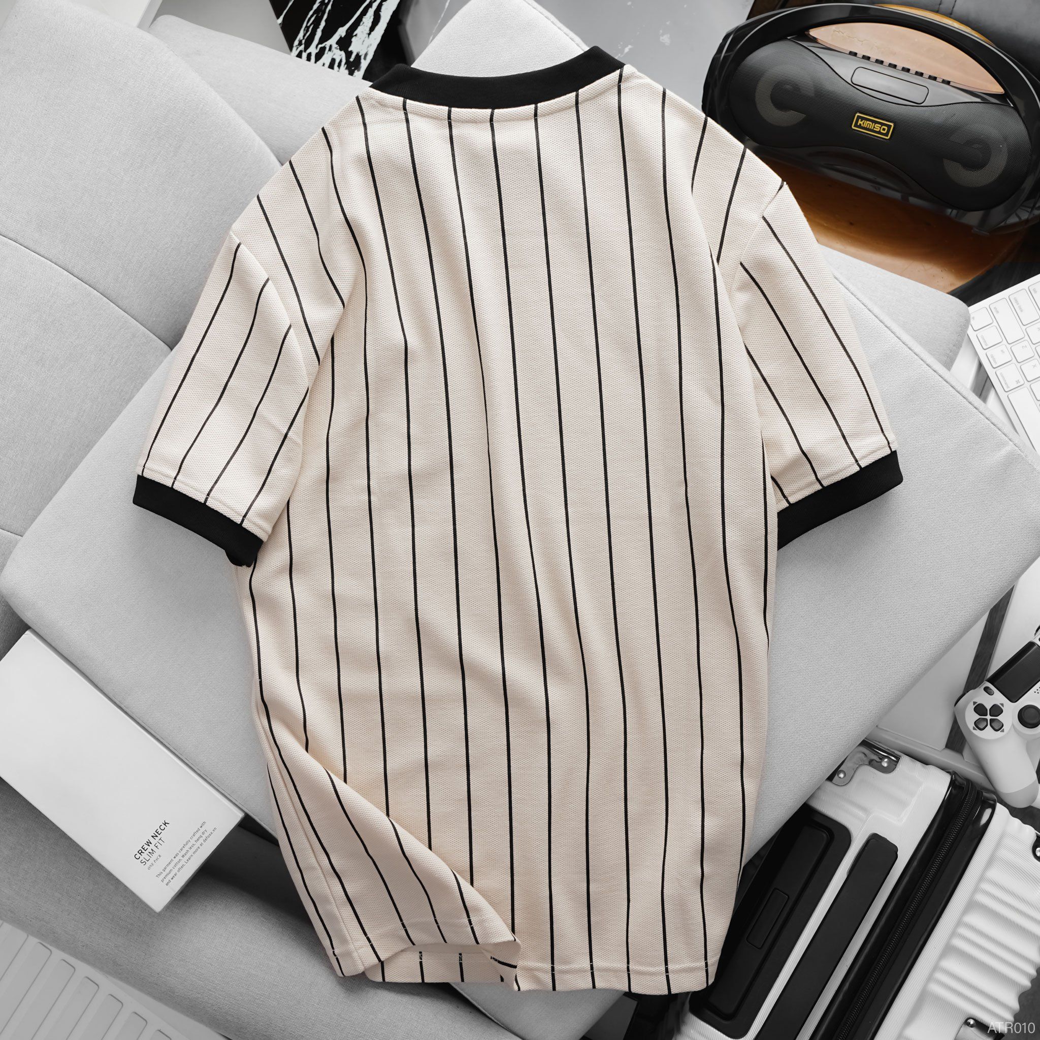  Áo thun RAFOZ Stripes beige - 010 