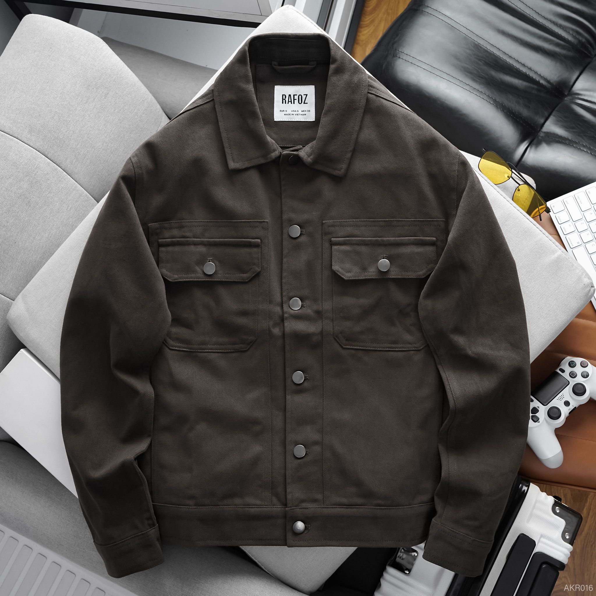  Áo khoác kaki cổ bẻ RAFOZ - 016 
