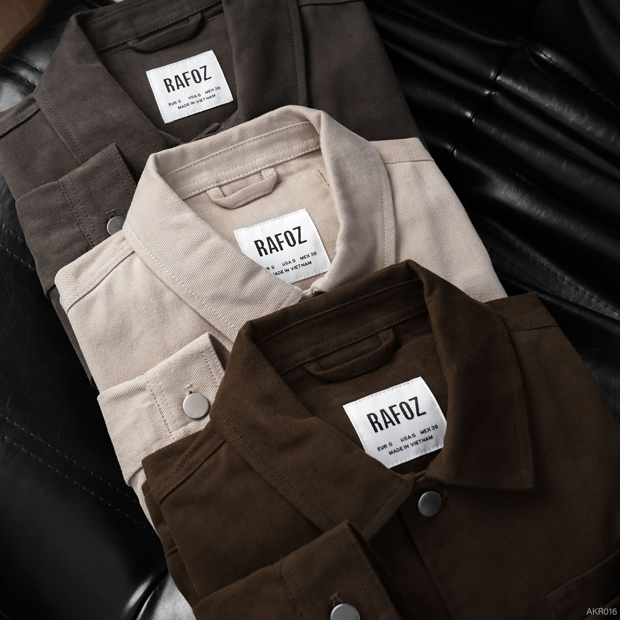  Áo khoác kaki cổ bẻ RAFOZ - 016 