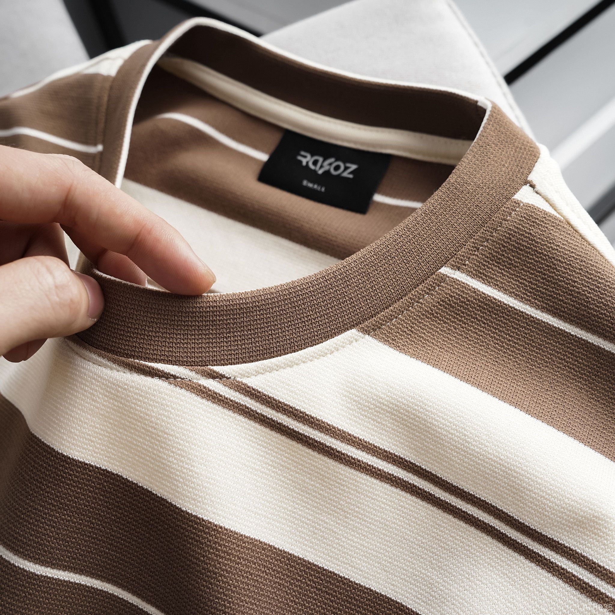  Áo thun RAFOZ kẻ ngang basic - 035 