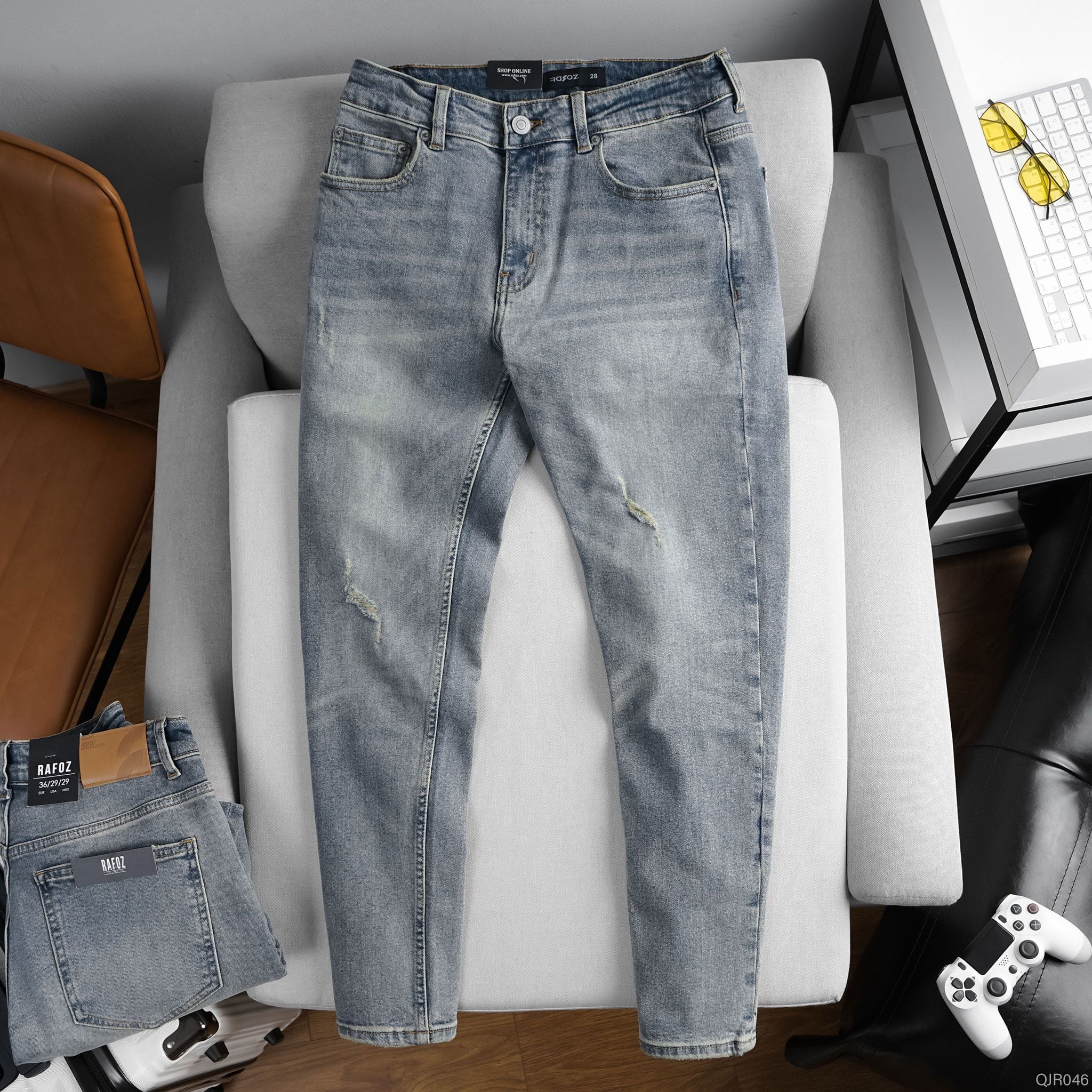  Quần jean RAFOZ yellowish blue - 046 