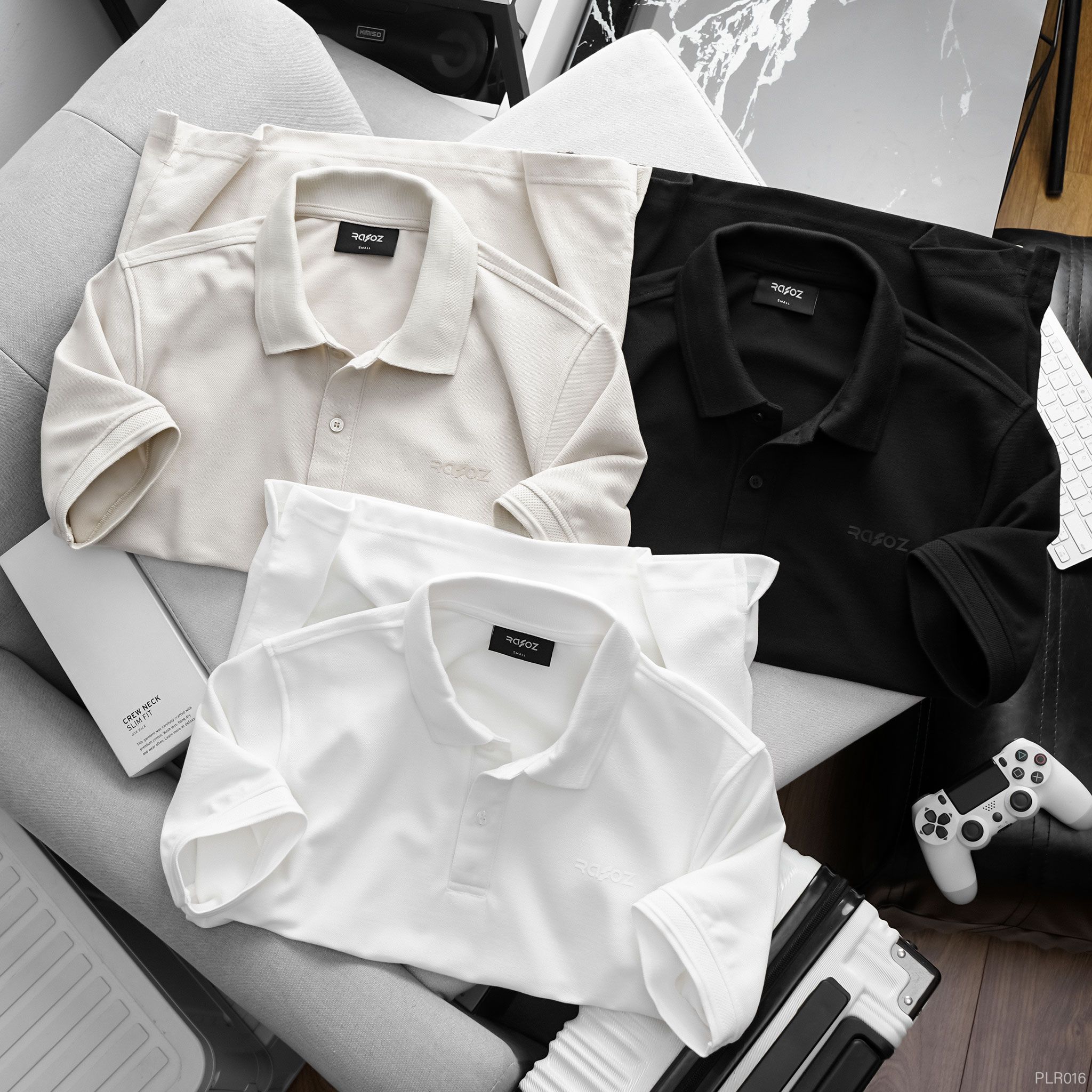  Áo thun polo RAFOZ basic with logo - 016 