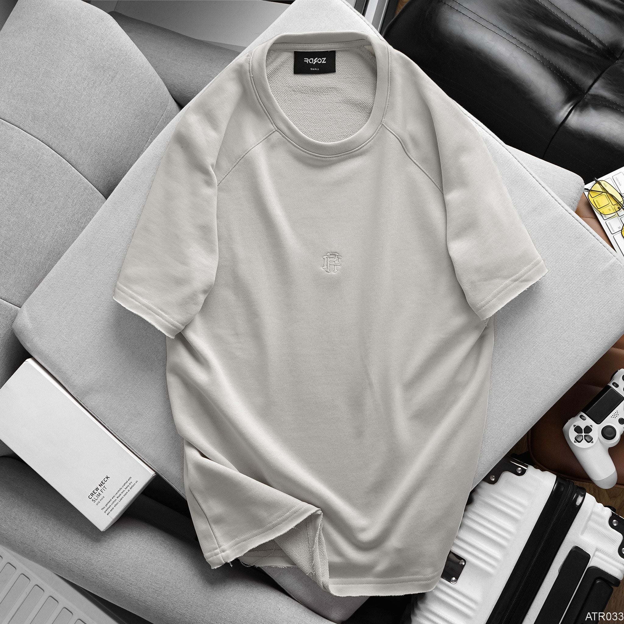  Áo thun regular RAFOZ with logo - 033 