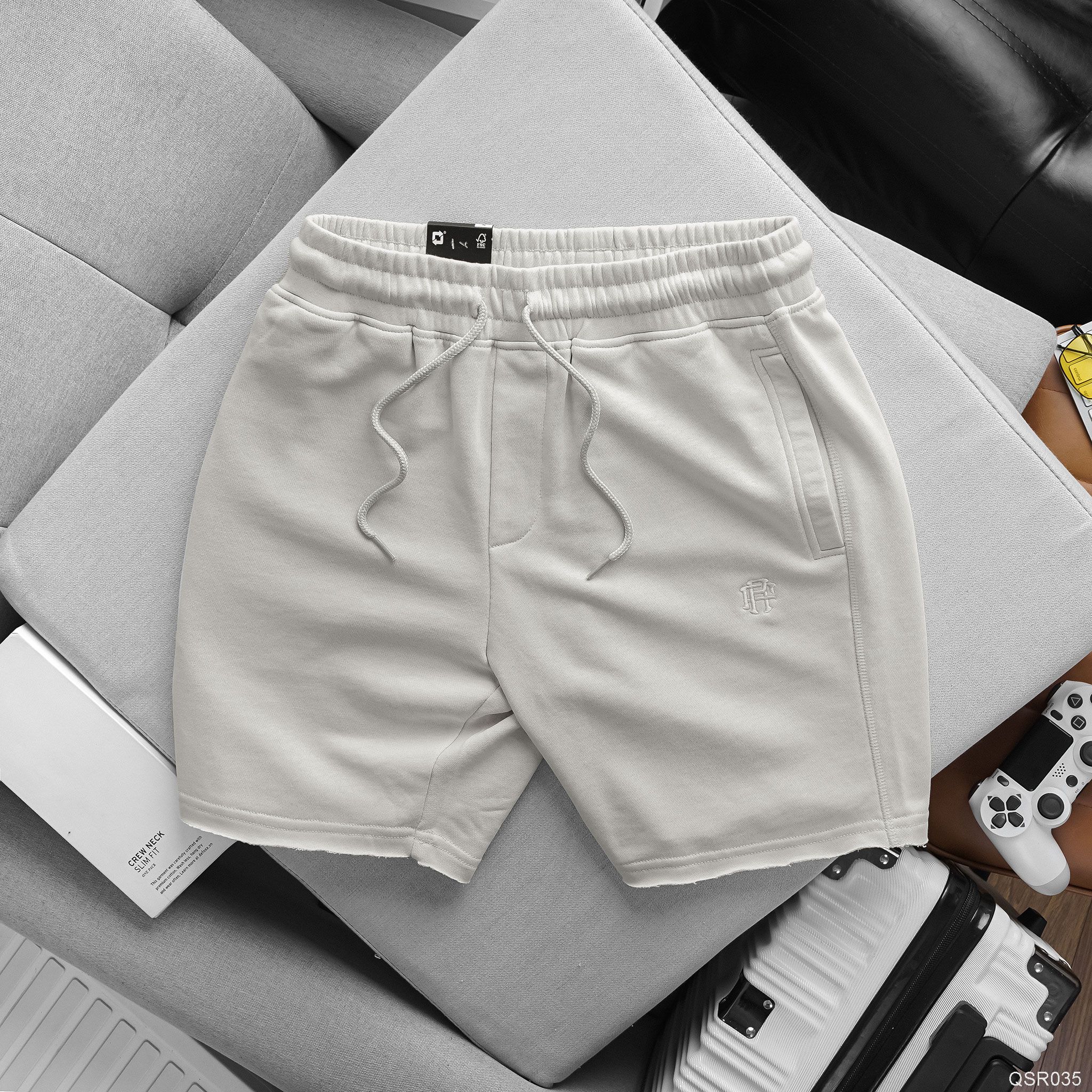  Quần short regular RAFOZ with logo - 035 