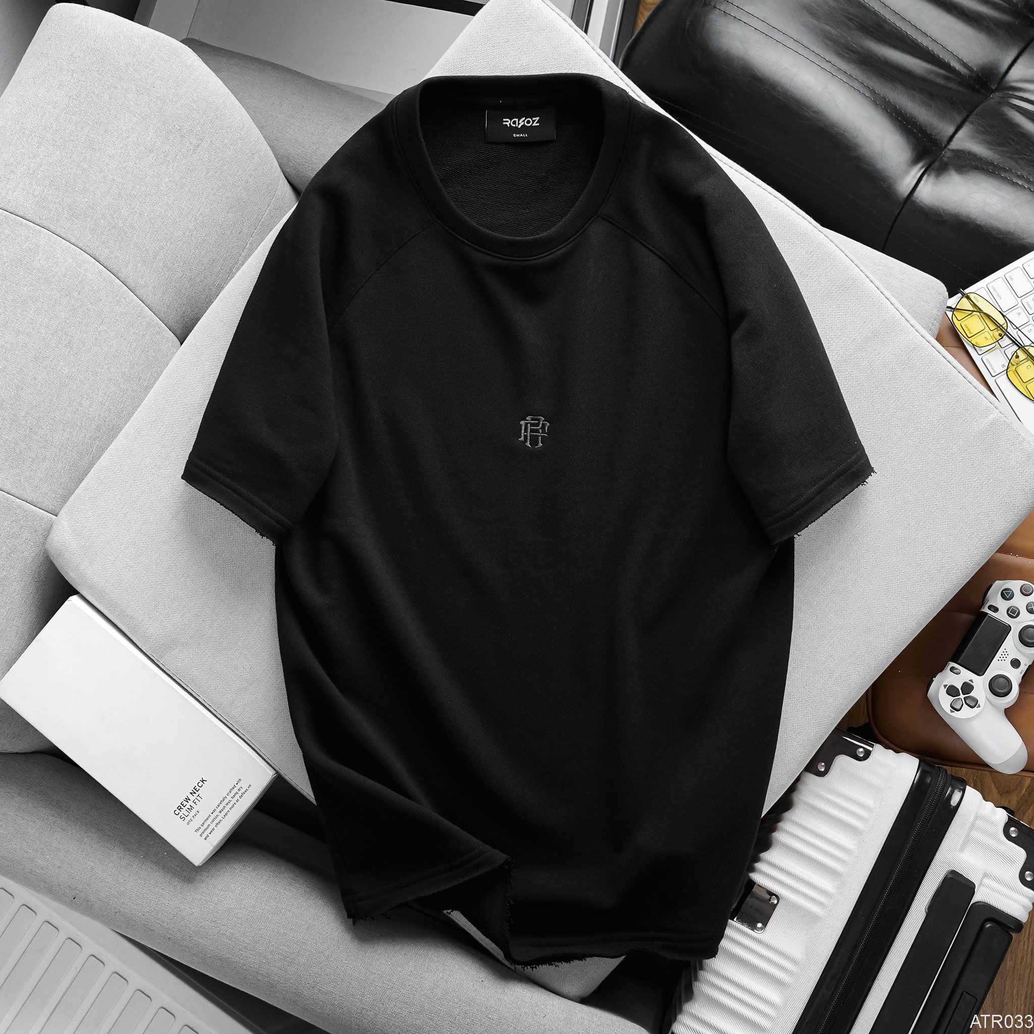  Áo thun regular RAFOZ with logo - 033 