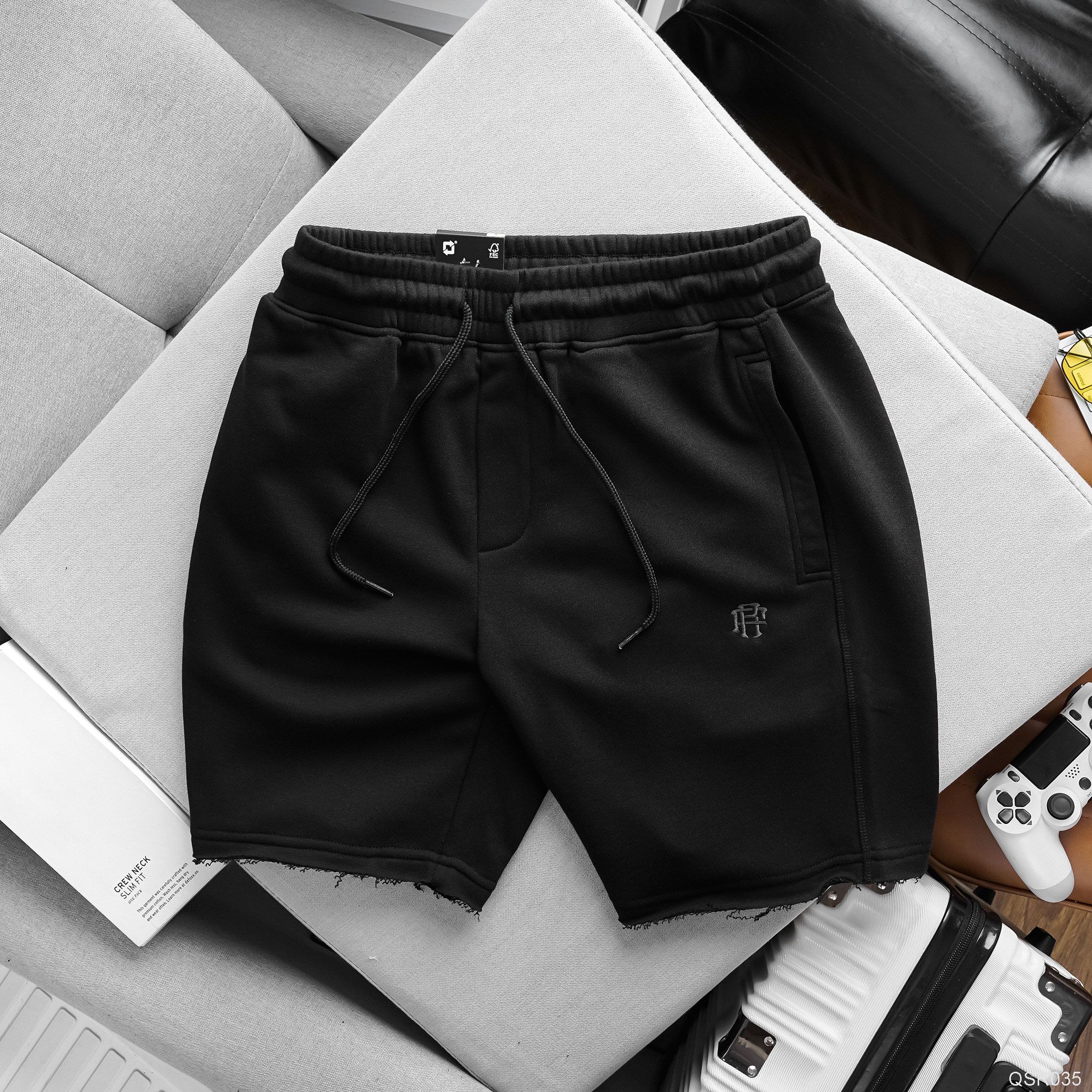  Quần short regular RAFOZ with logo - 035 