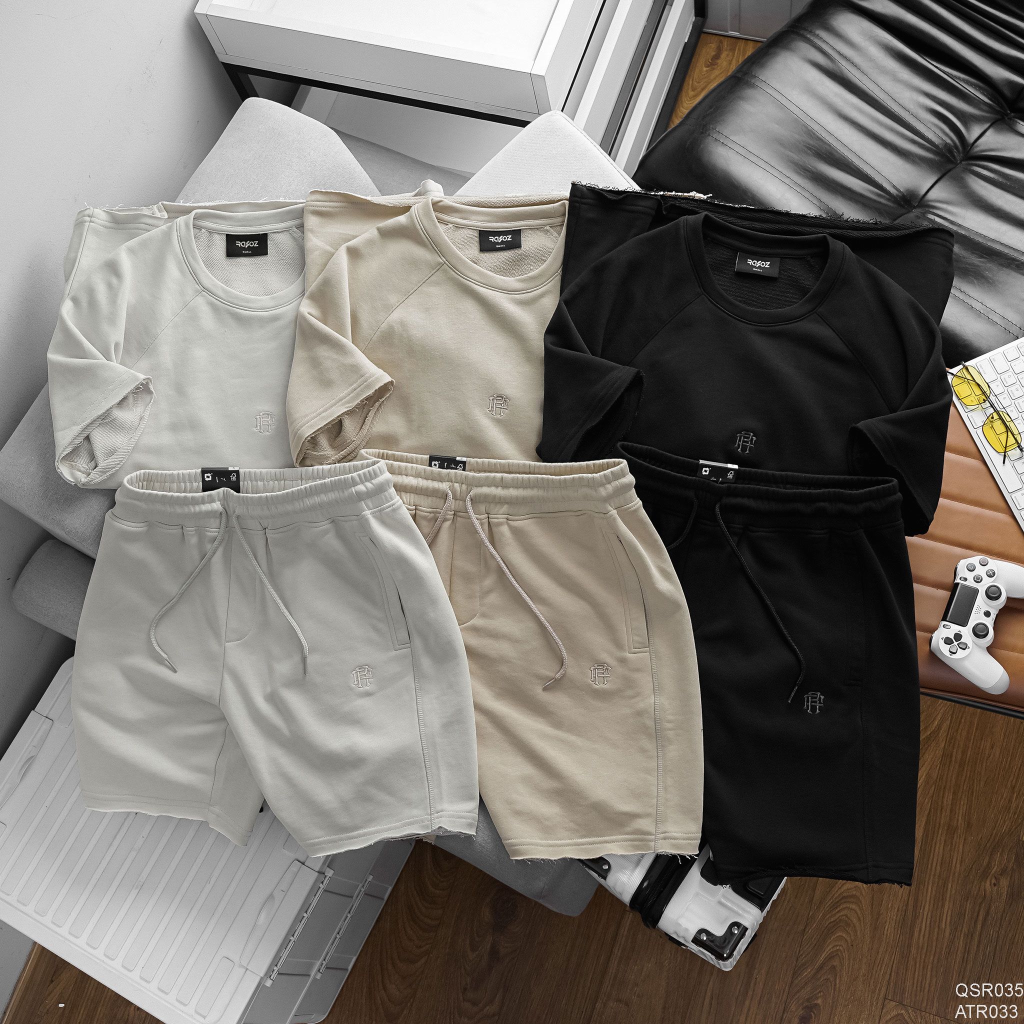  Quần short regular RAFOZ with logo - 035 