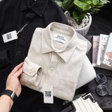  Áo sơ mi Rafoz5 kaki 1 túi - 220216 