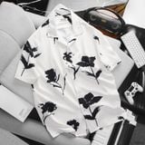  Áo sơ mi Cuban RAFOZ họa tiết - 014 