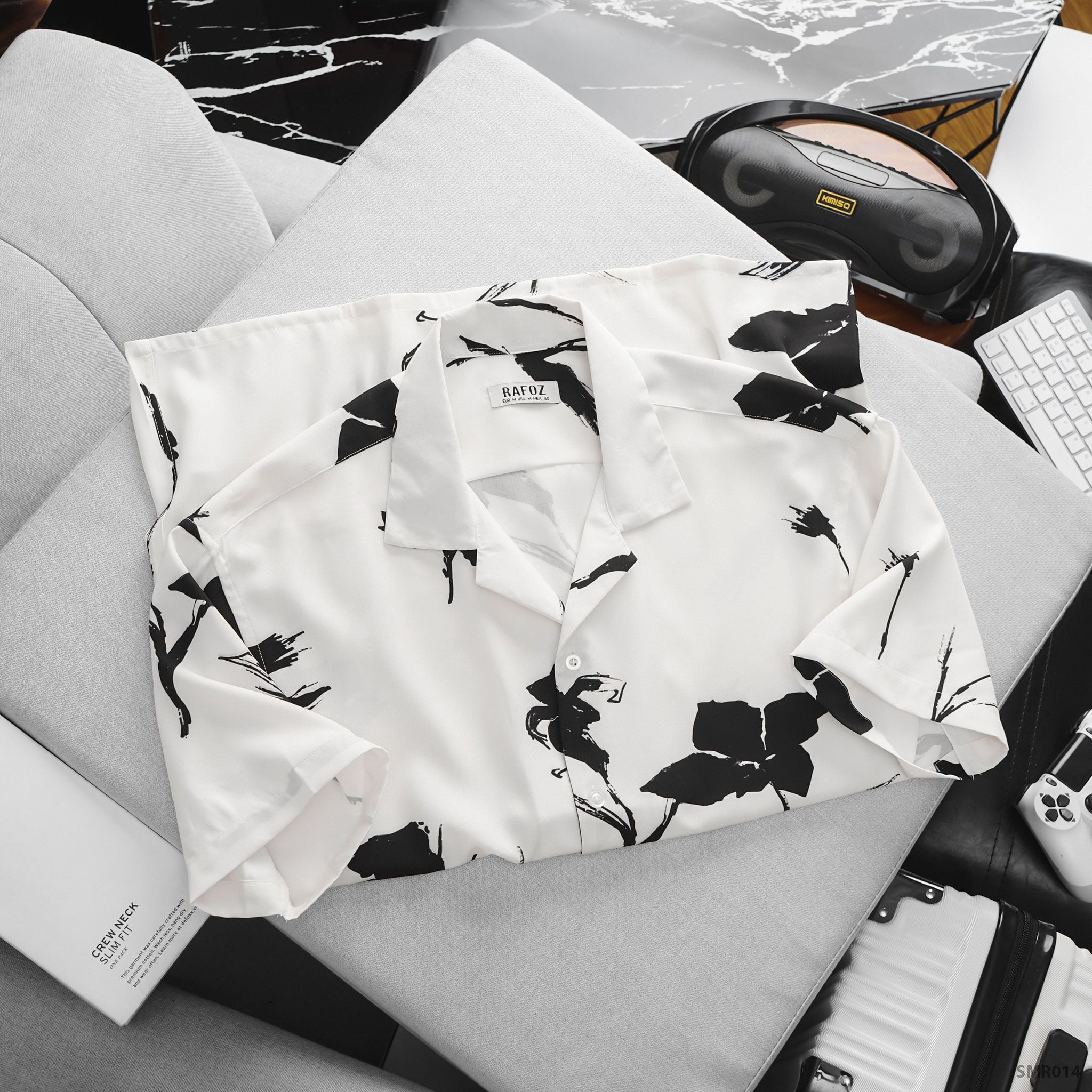  Áo sơ mi Cuban RAFOZ họa tiết - 014 