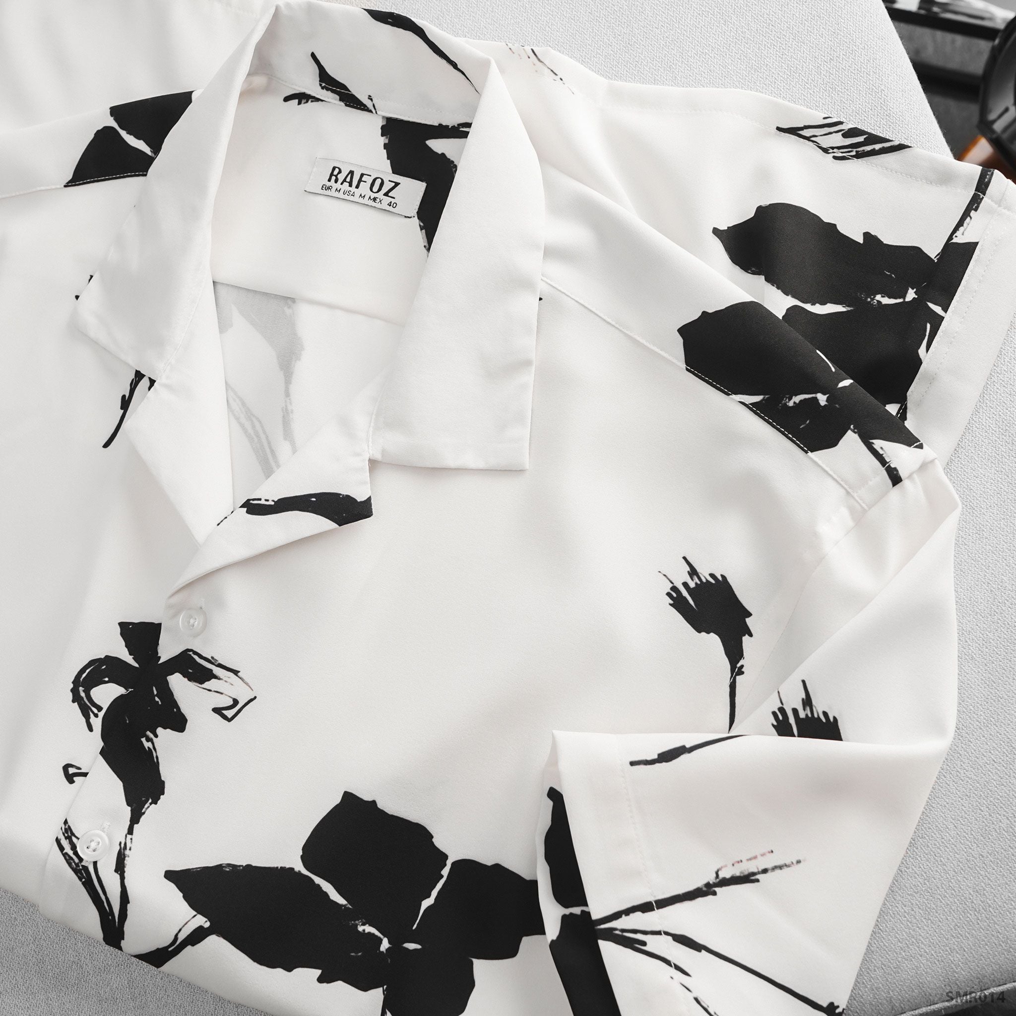  Áo sơ mi Cuban RAFOZ họa tiết - 014 