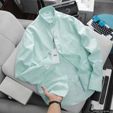  Áo sơ mi DT oxford kẻ sọc BTM 