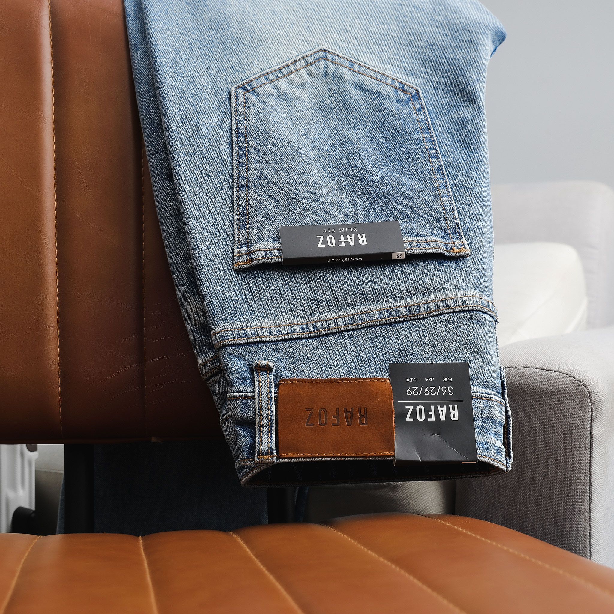  Quần jean RAFOZ light blue wash - 028 