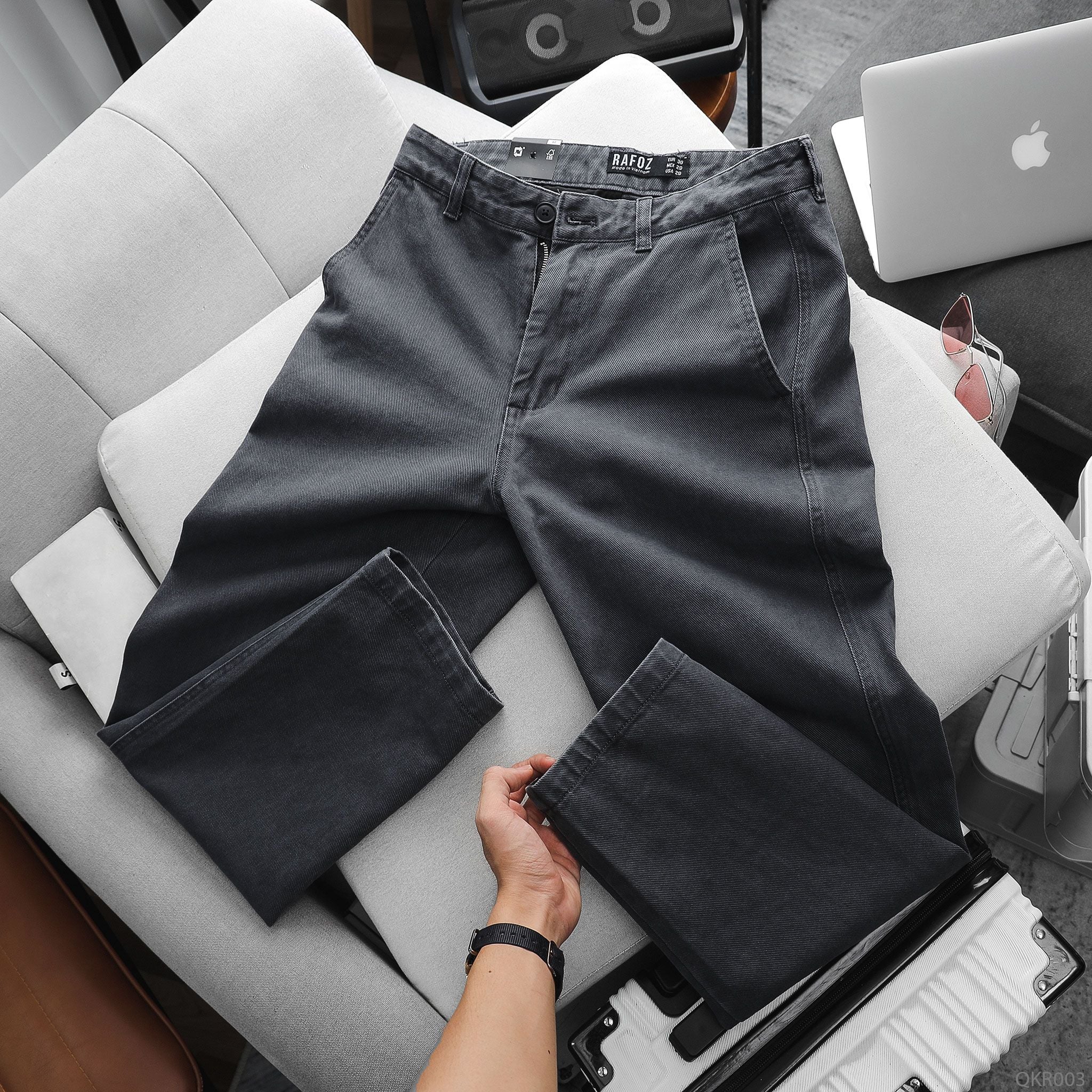  Quần kaki RAFOZ form straight fit - 003 