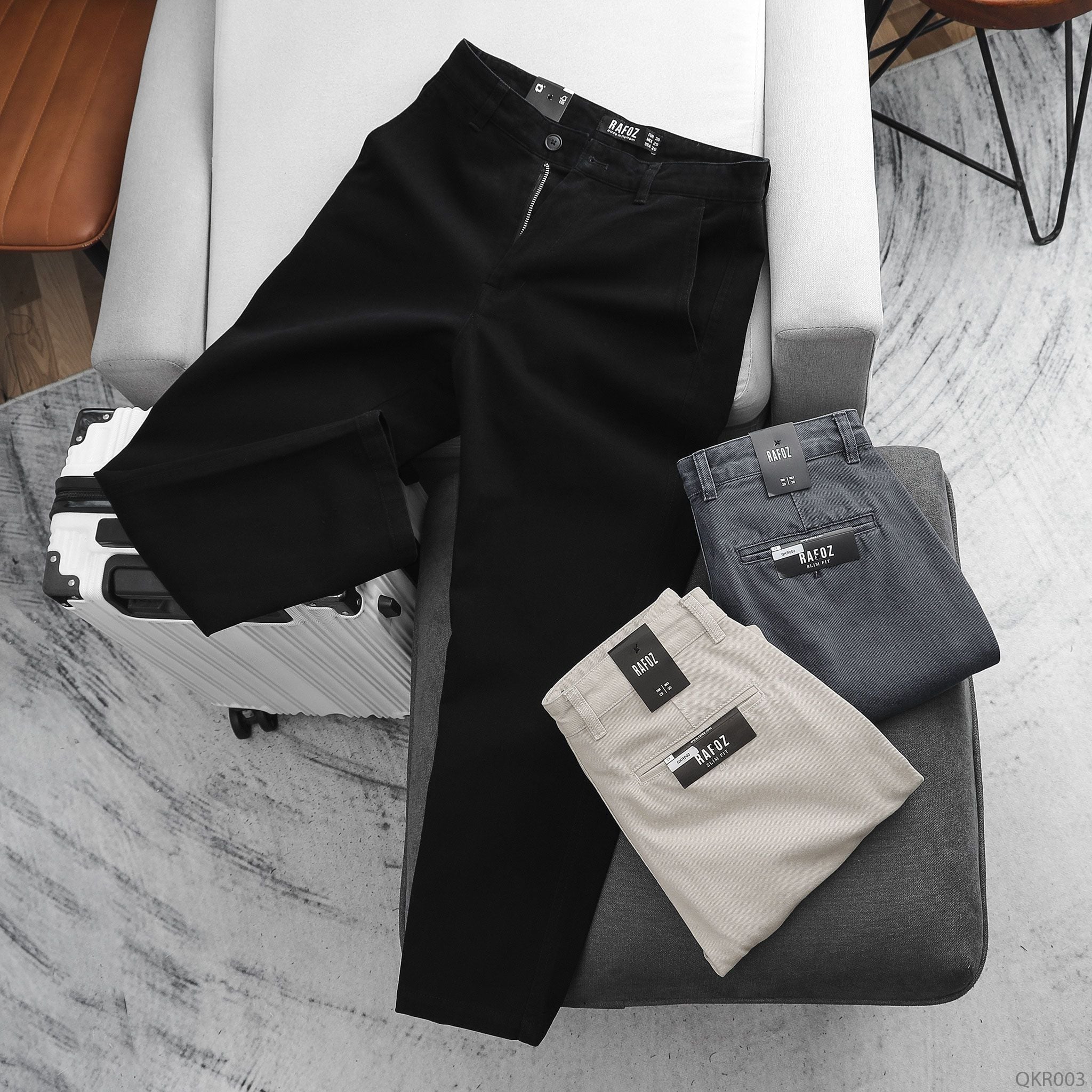  Quần kaki RAFOZ form straight fit - 003 