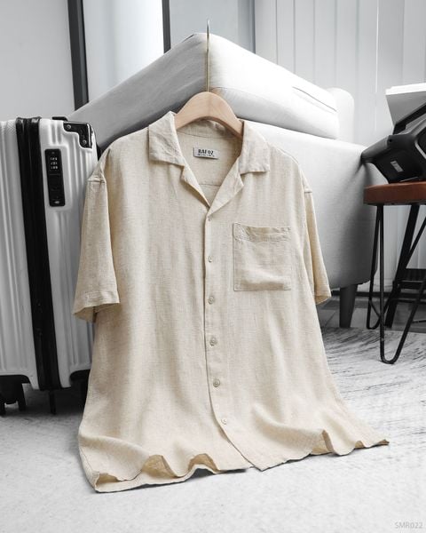  Áo sơ mi cuban linen basic RAFOZ - 022 