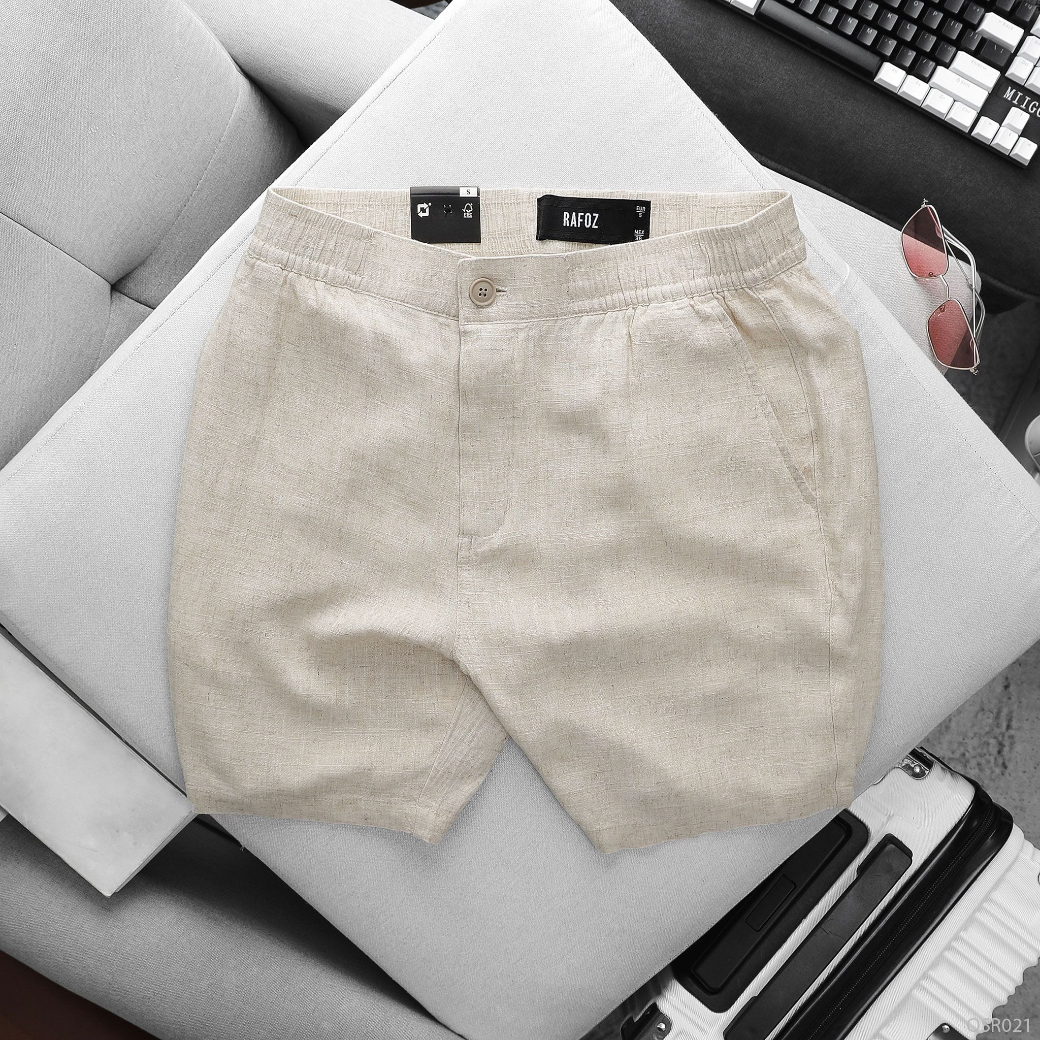  Quần short linen RAFOZ basic - 021 