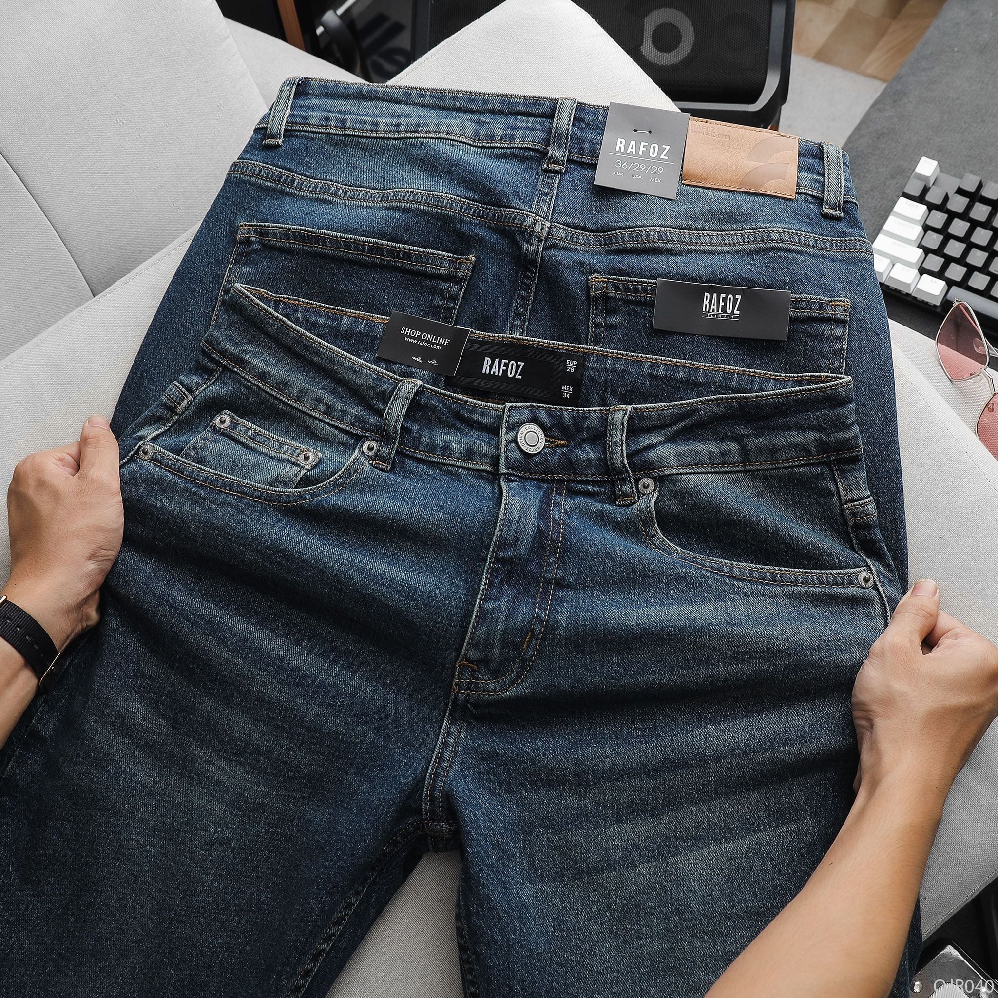  Quần jean RAFOZ Xanh wash - 040 