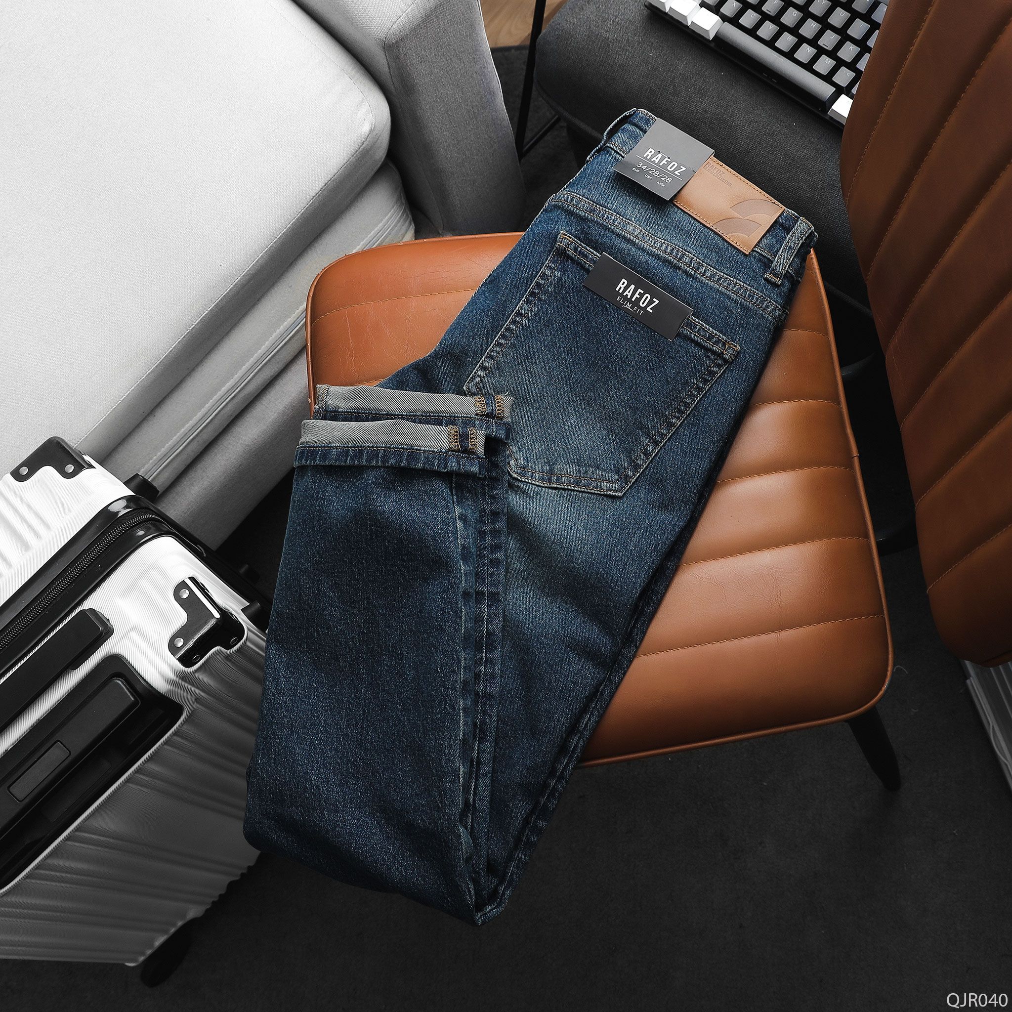  Quần jean RAFOZ Xanh wash - 040 