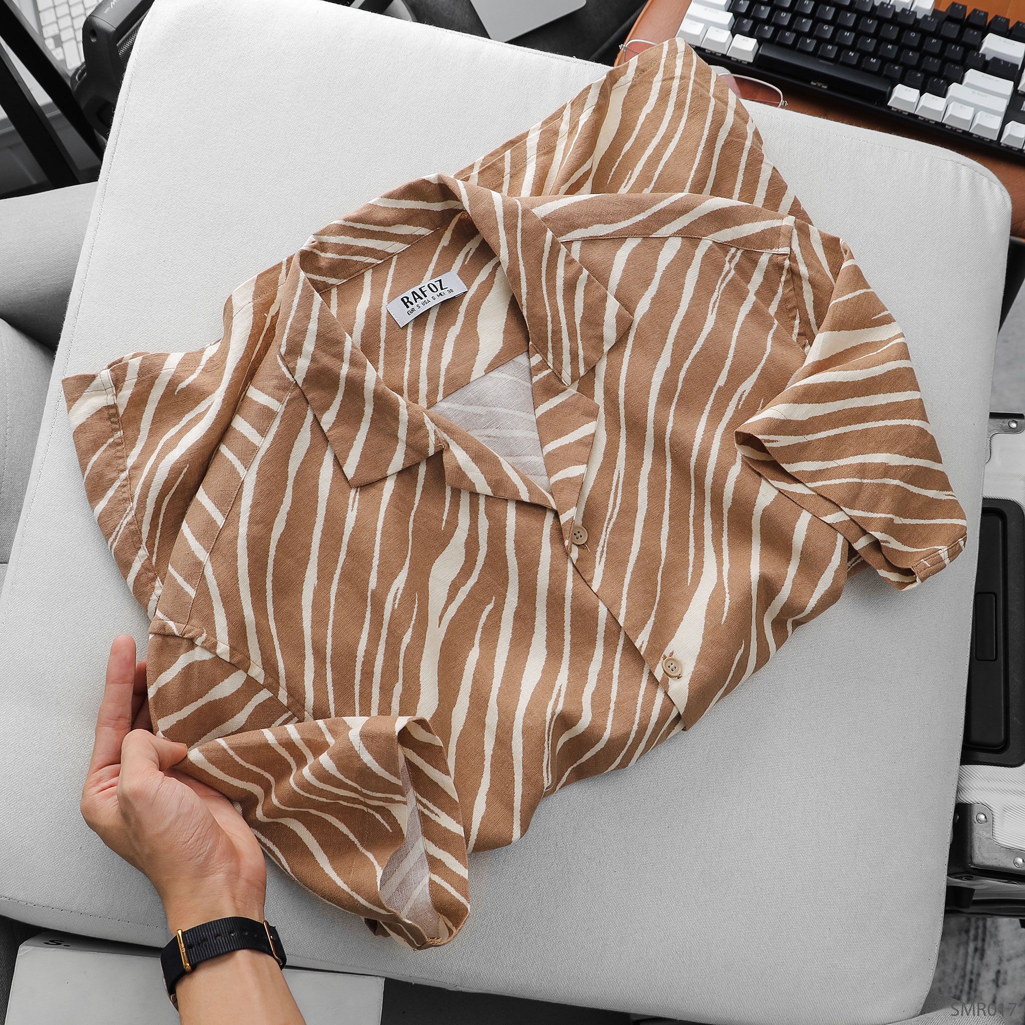  Áo sơ mi NT RAFOZ cuban shirt - 017 