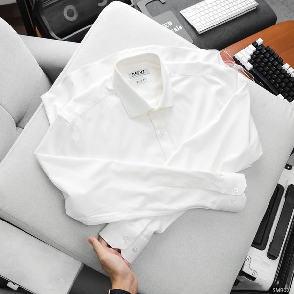  Áo sơ mi DT trắng office RAFOZ - 026 