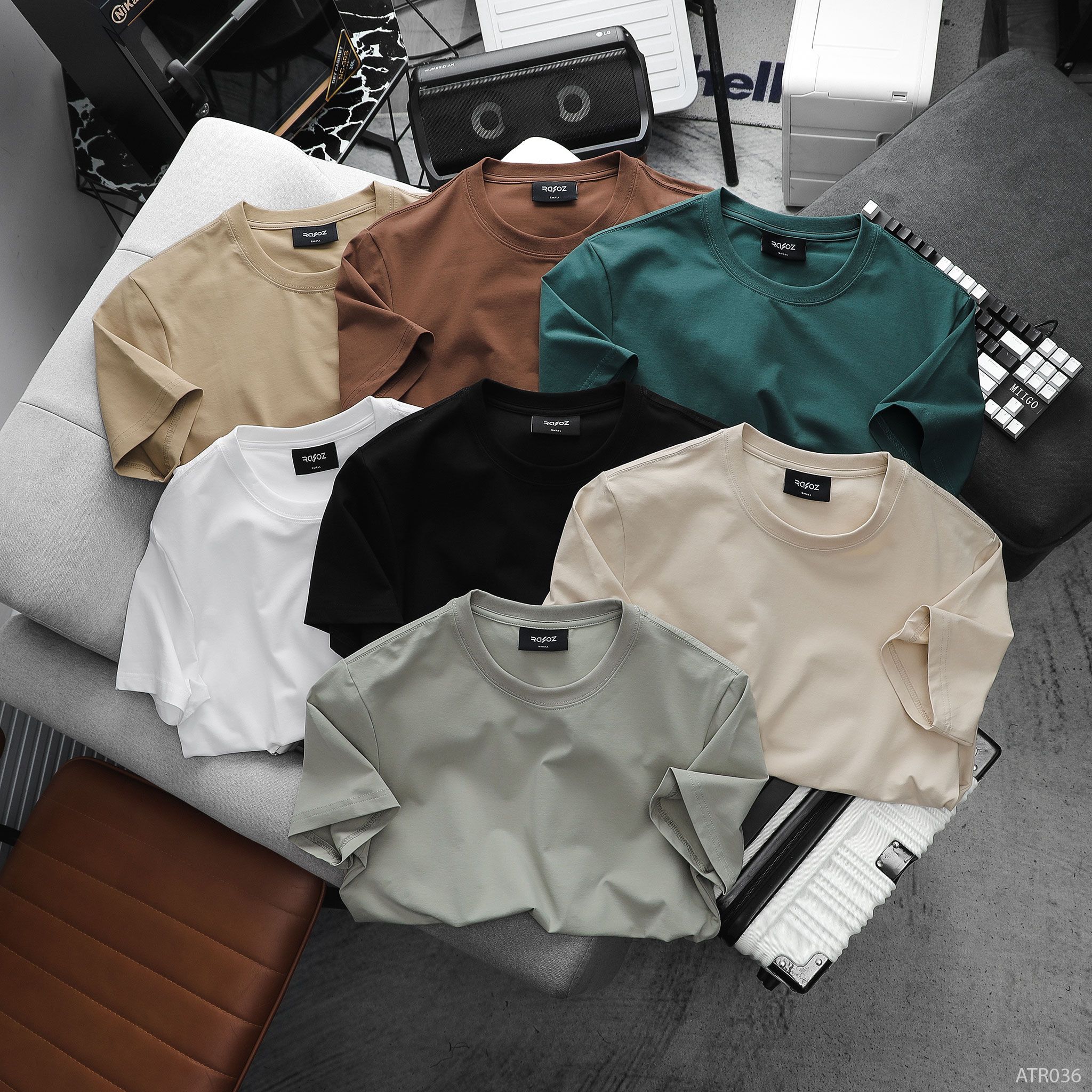  Áo thun RAFOZ cotton basic - 036 