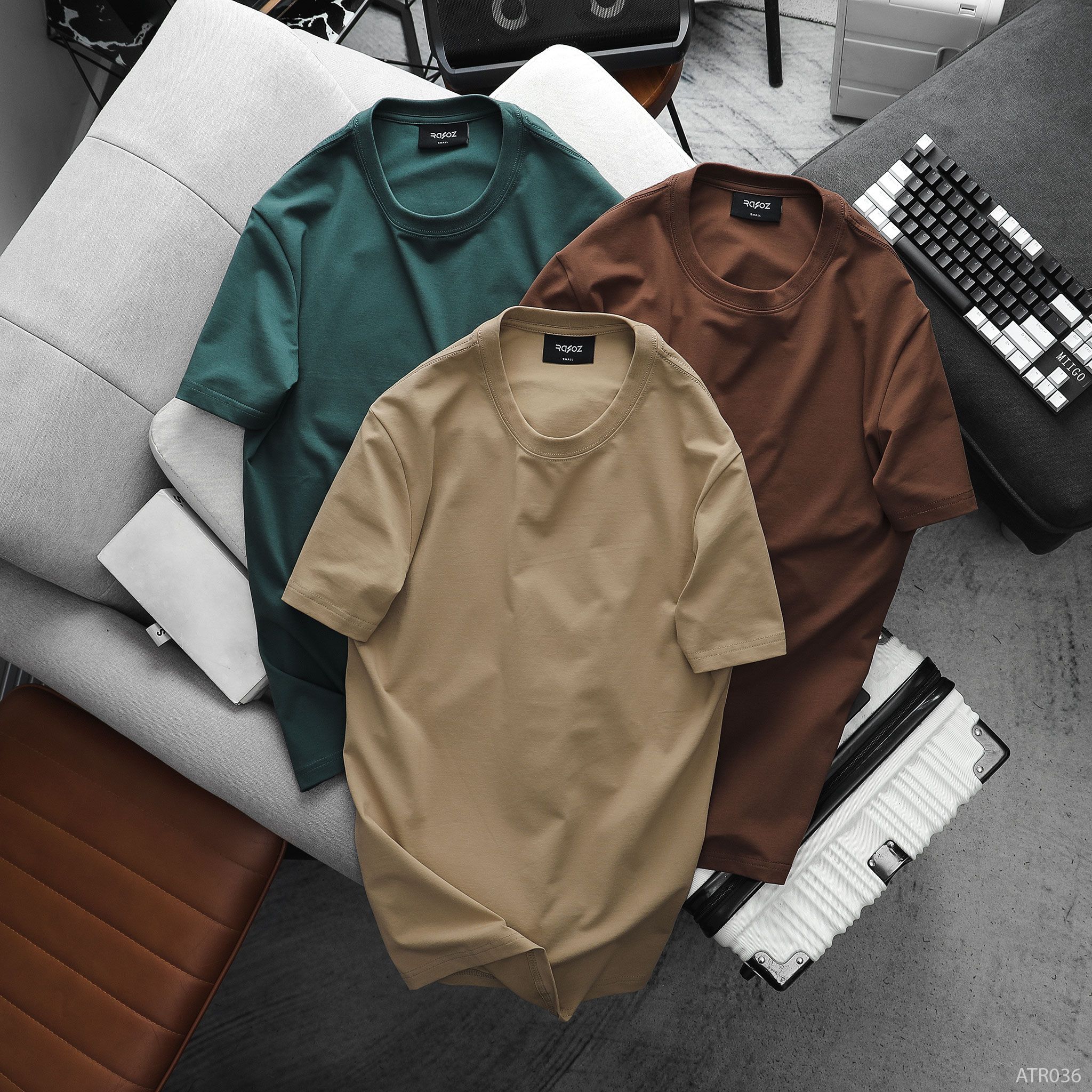  Áo thun RAFOZ cotton basic - 036 