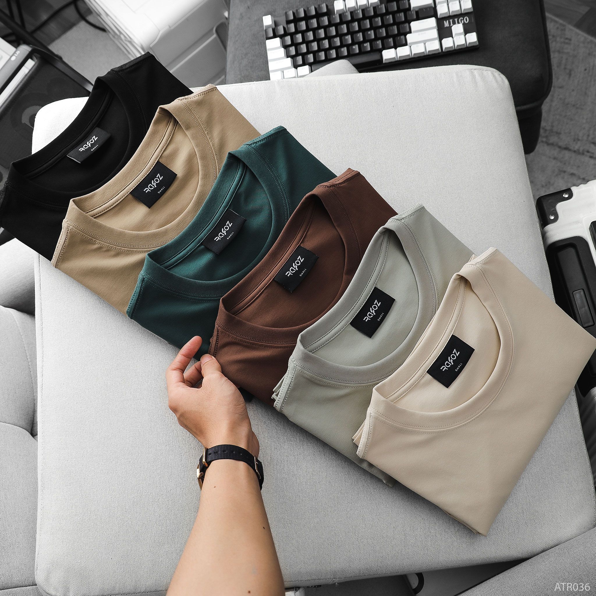  Áo thun RAFOZ cotton basic - 036 