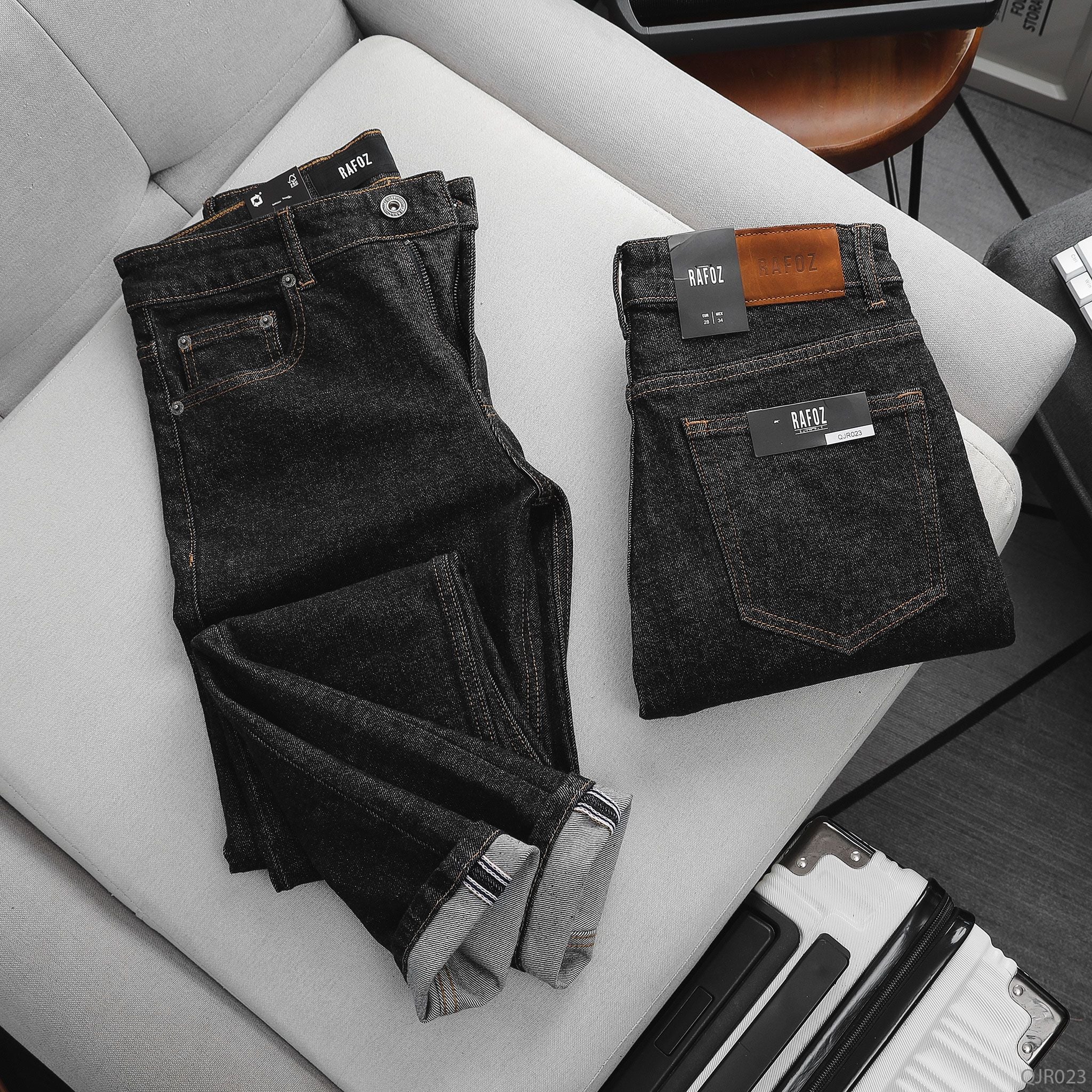  Quần jean RAFOZ slimfit Indigo đen - 023 