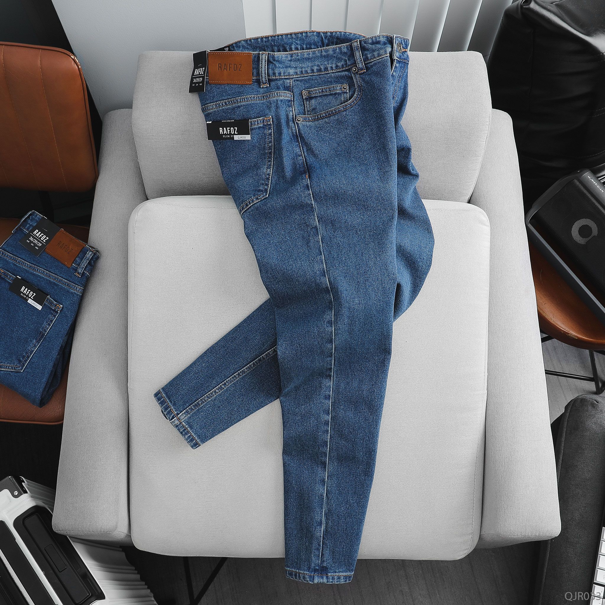  Quần jean RAFOZ Blue basic - 033 