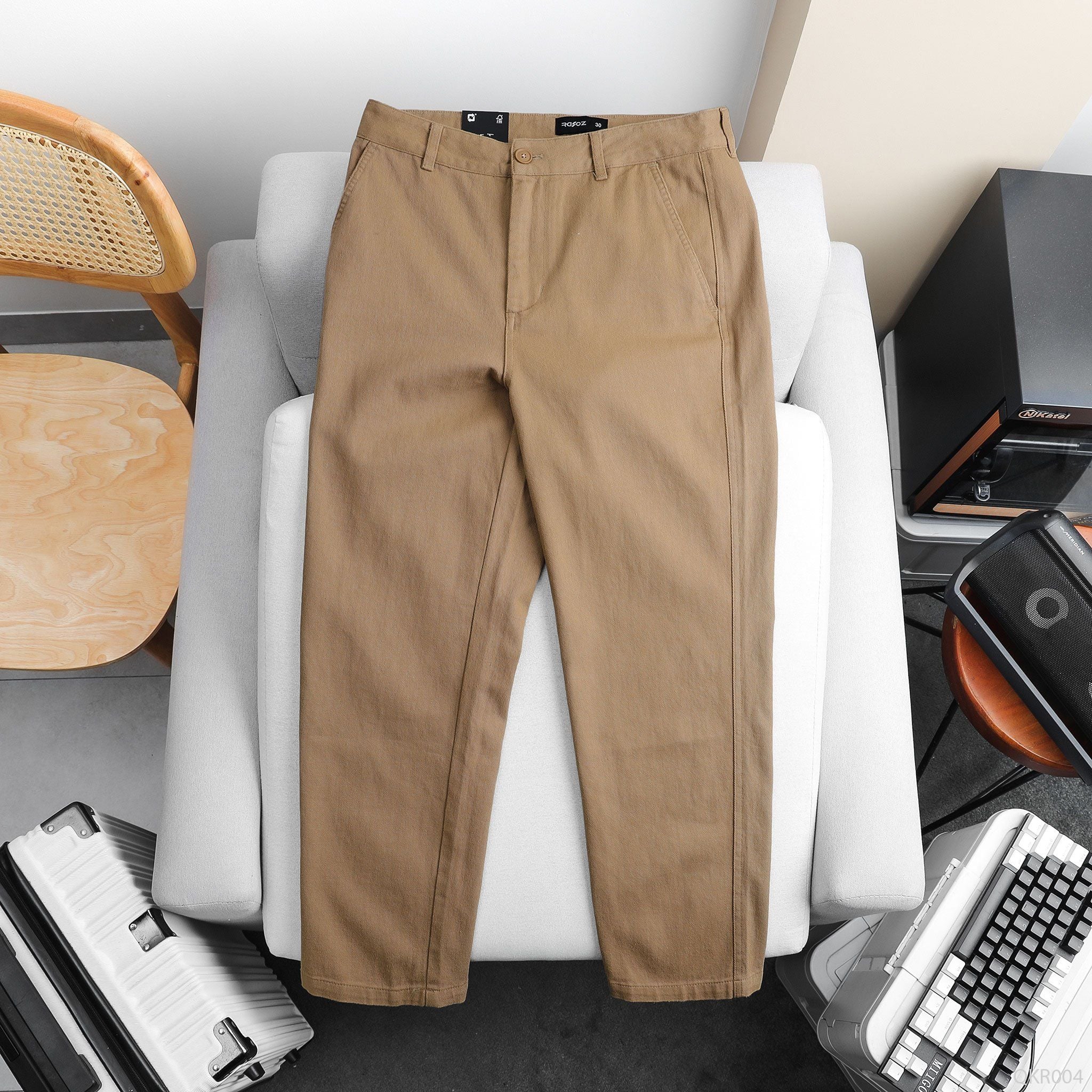  Quần kaki straight fit RAFOZ basic - 004 