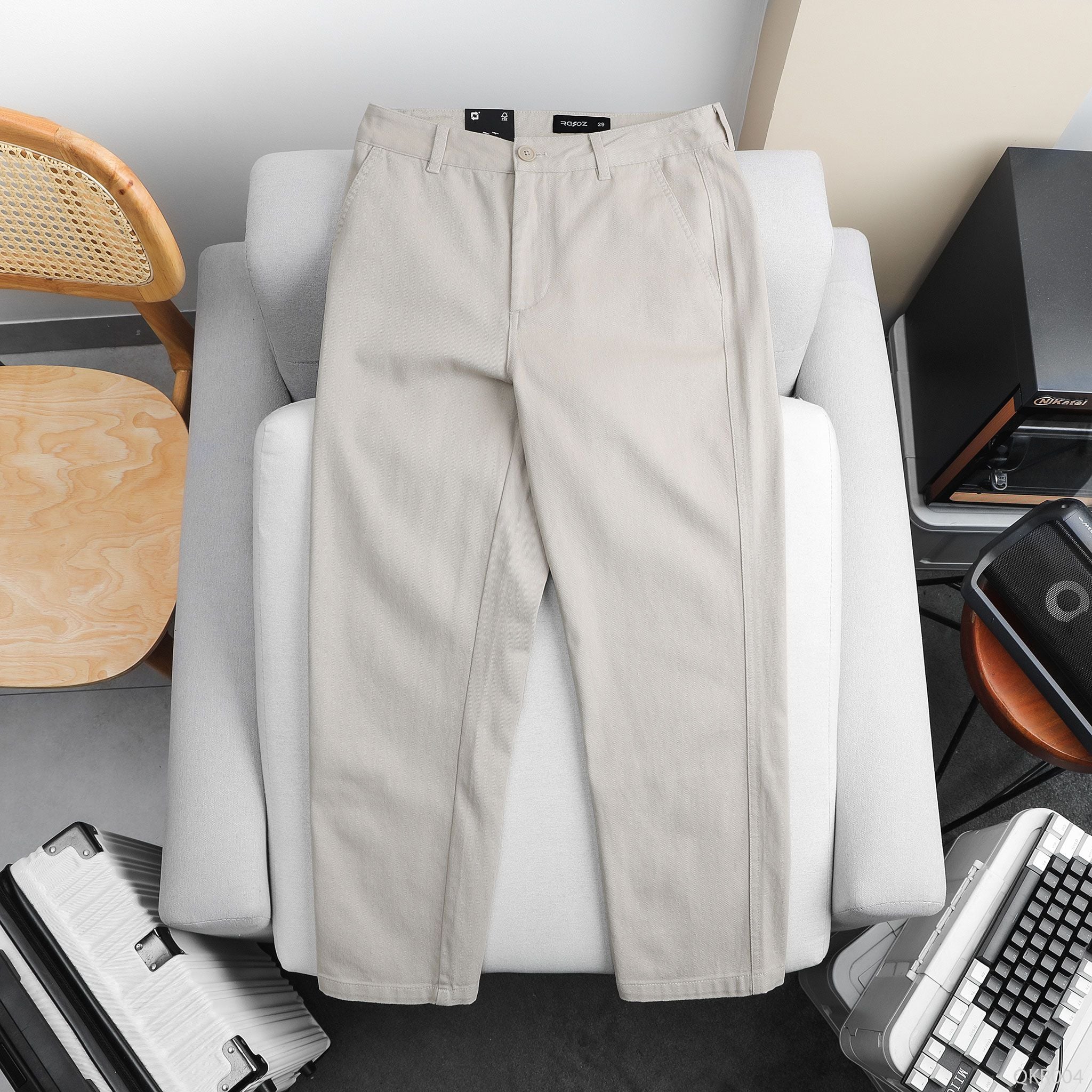  Quần kaki straight fit RAFOZ basic - 004 