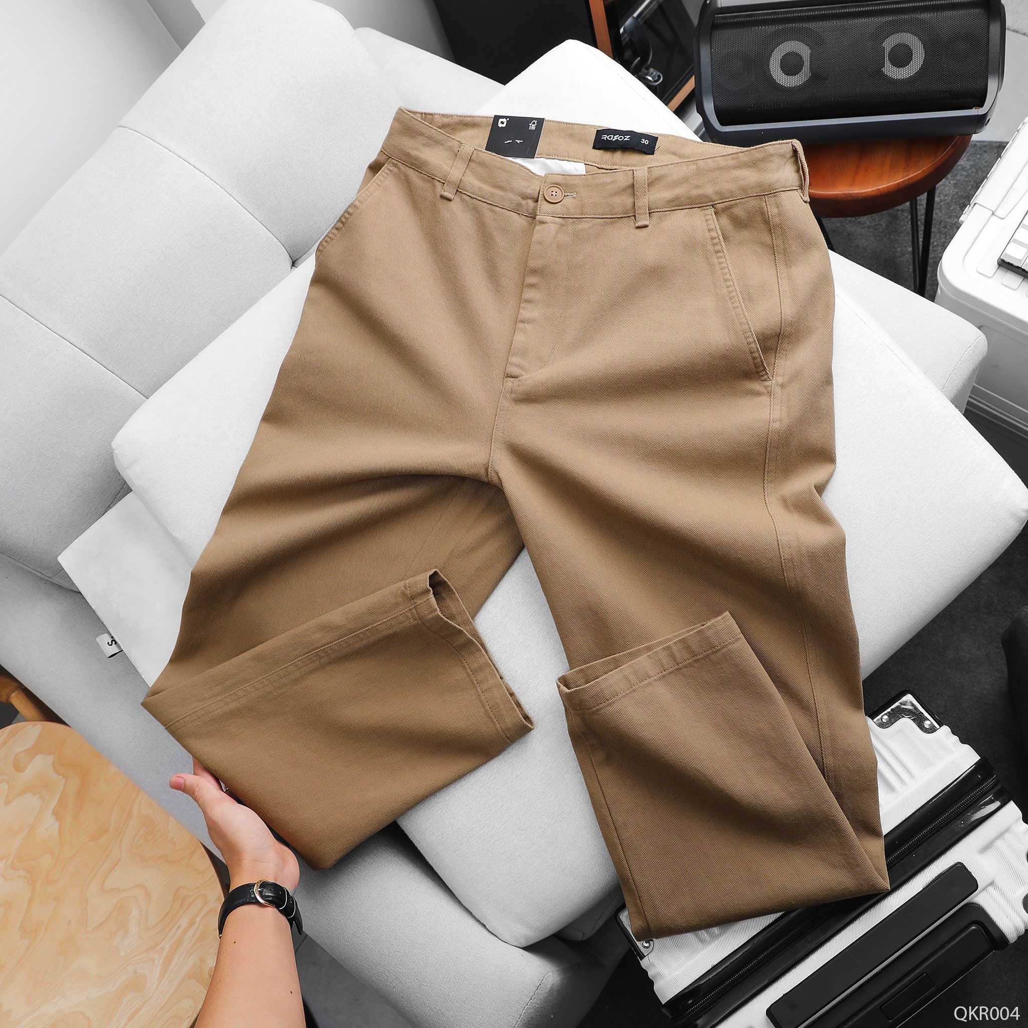  Quần kaki straight fit RAFOZ basic - 004 