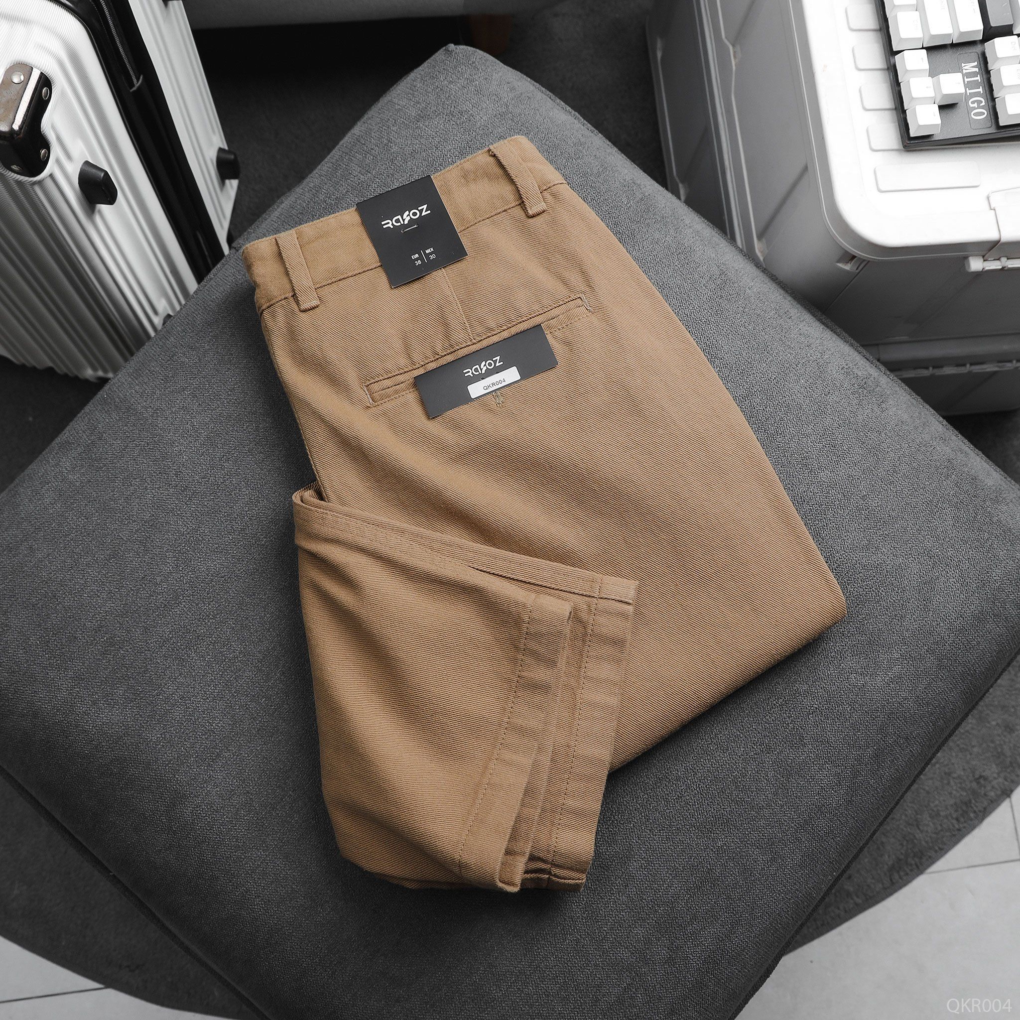  Quần kaki straight fit RAFOZ basic - 004 