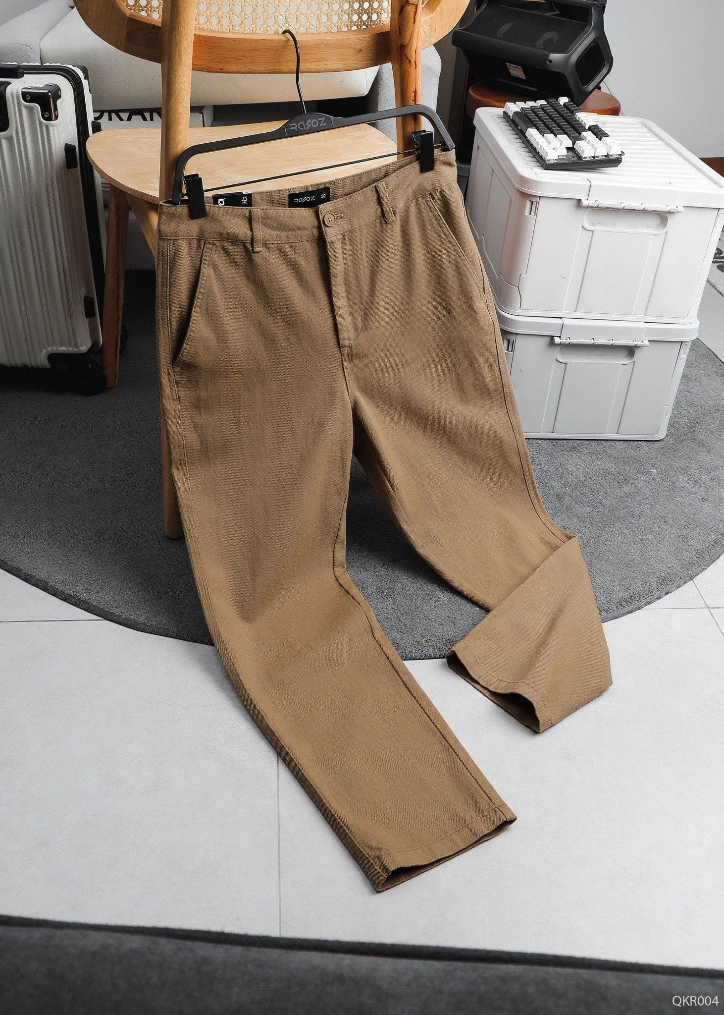  Quần kaki straight fit RAFOZ basic - 004 