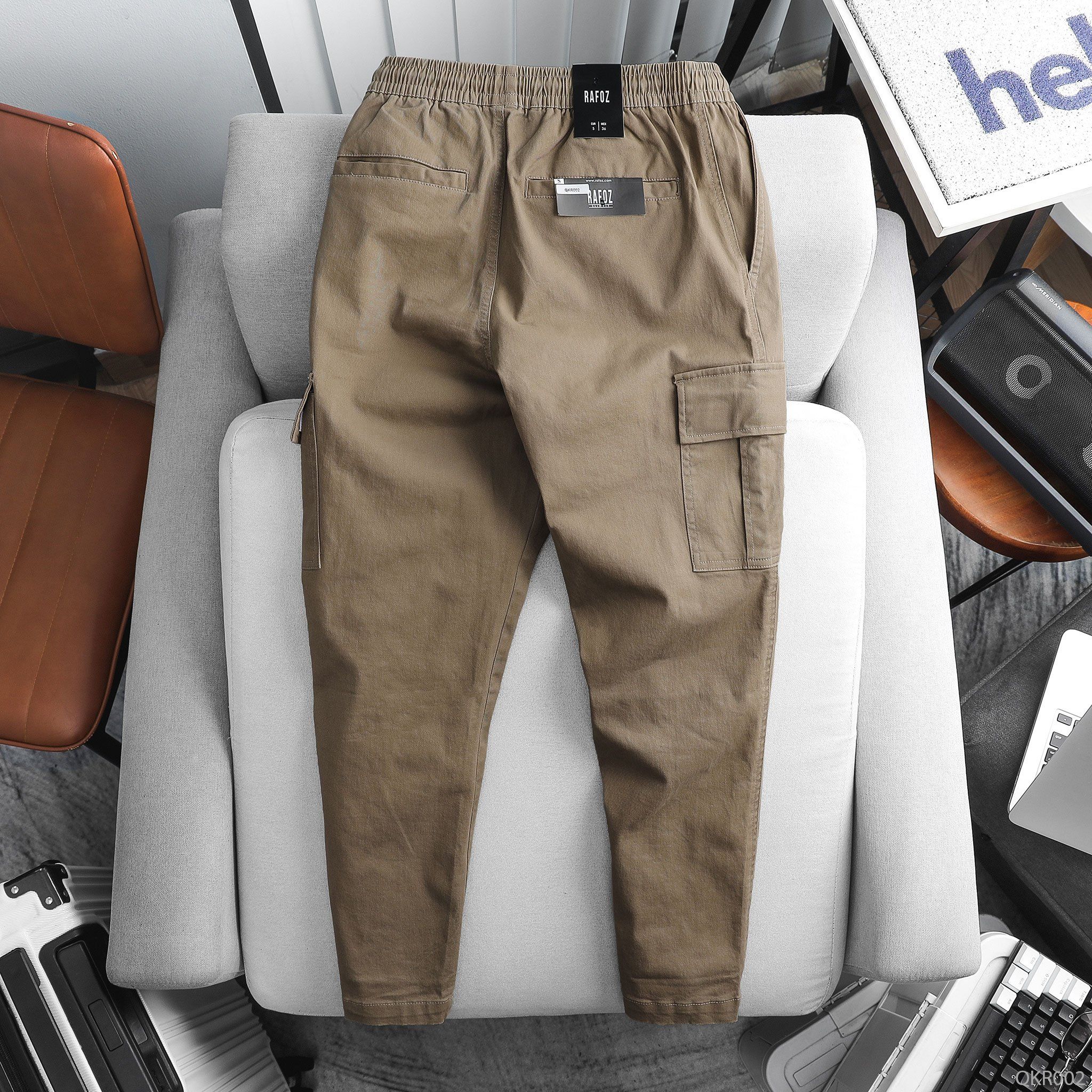  Quần kaki cargo RAFOZ form straight - 002 