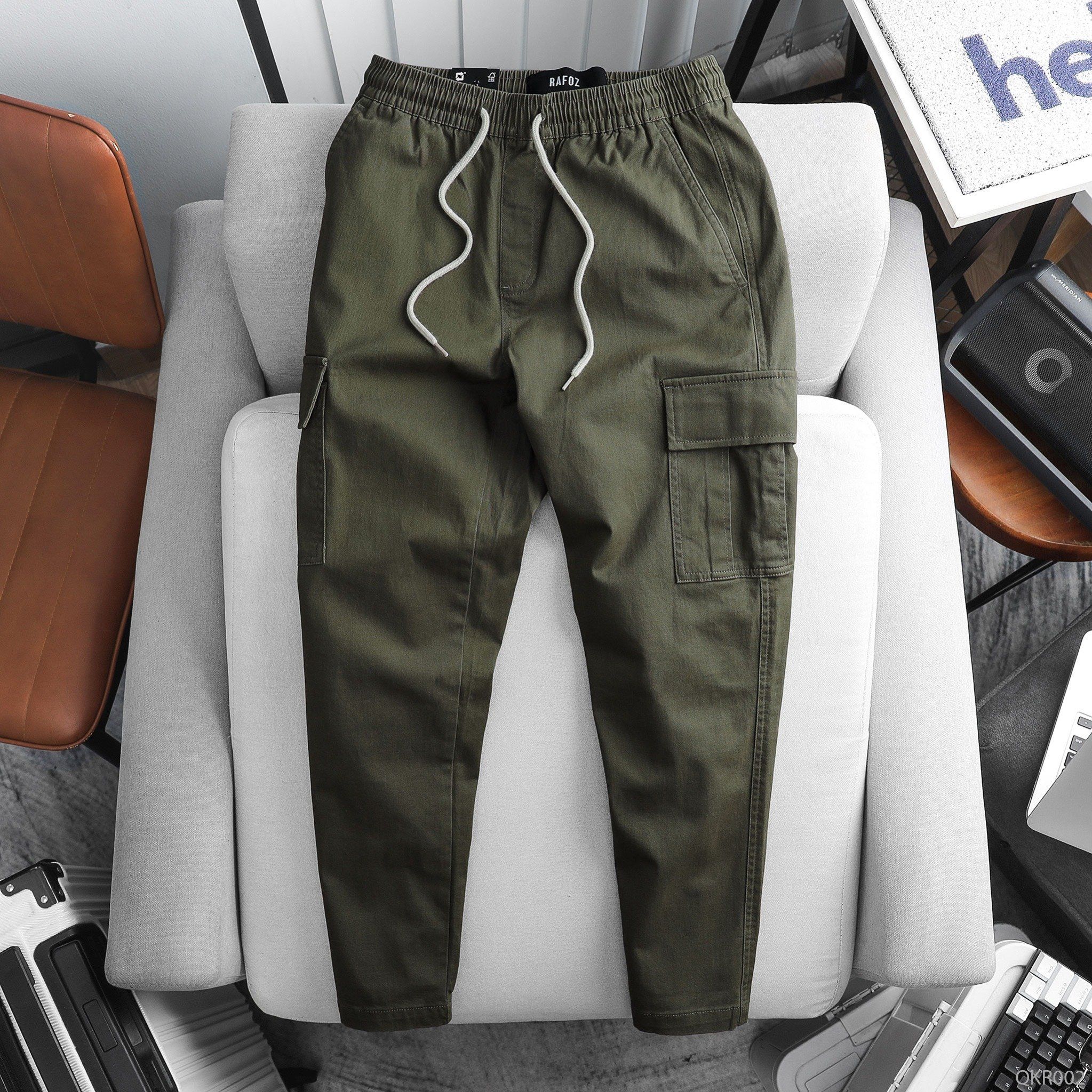  Quần kaki cargo RAFOZ form straight - 002 
