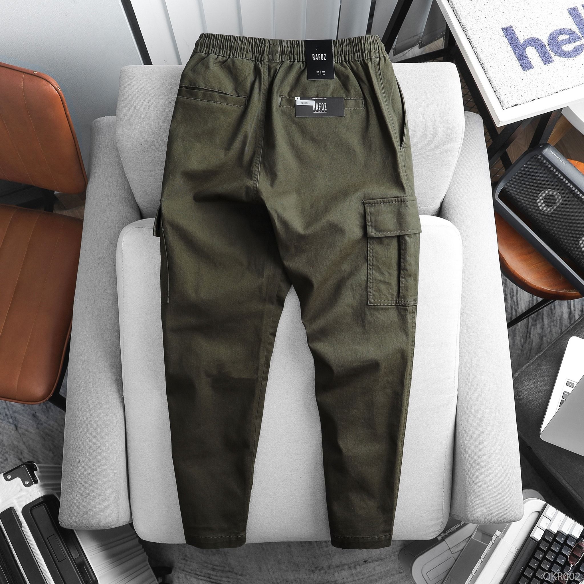  Quần kaki cargo RAFOZ form straight - 002 