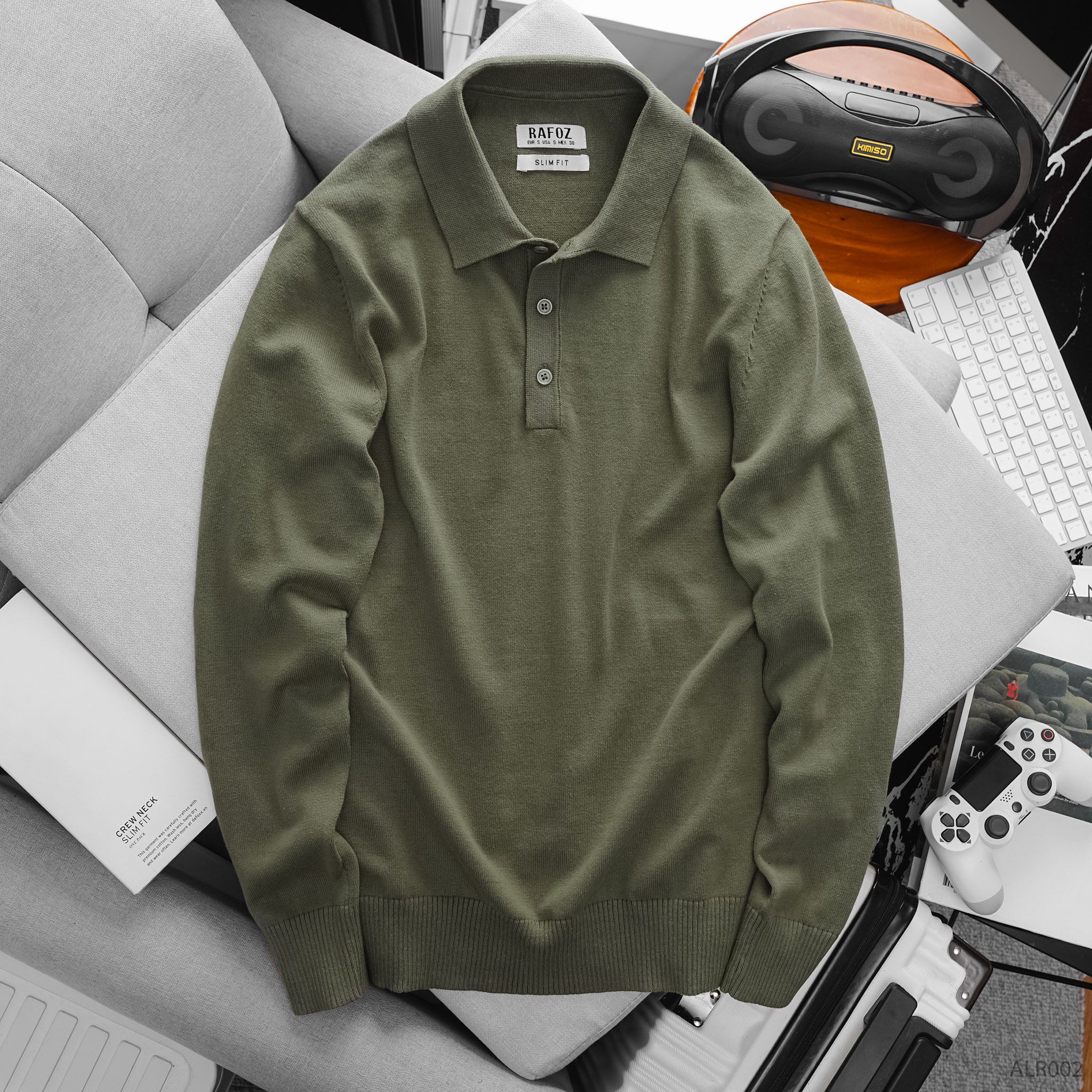  Áo len polo dài tay RAFOZ basic - 002 