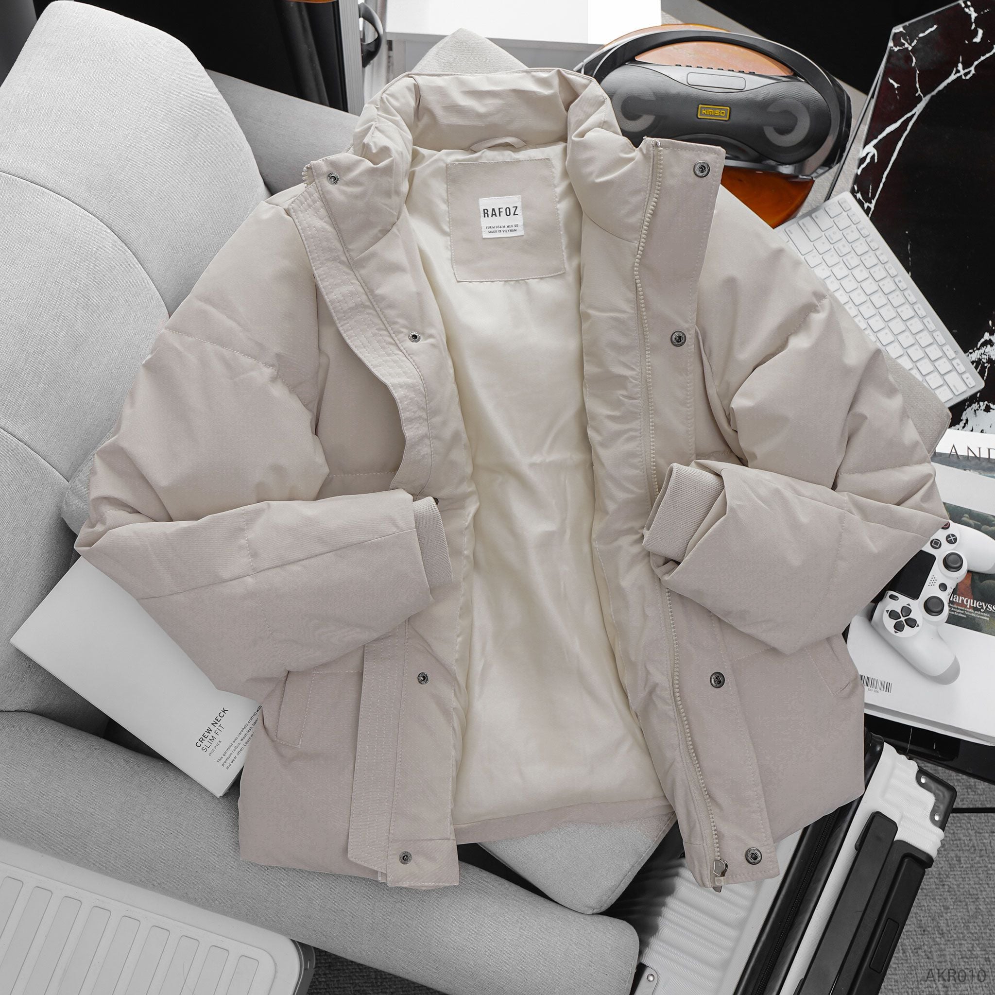  Áo khoác phao RAFOZ cổ đứng - 010 