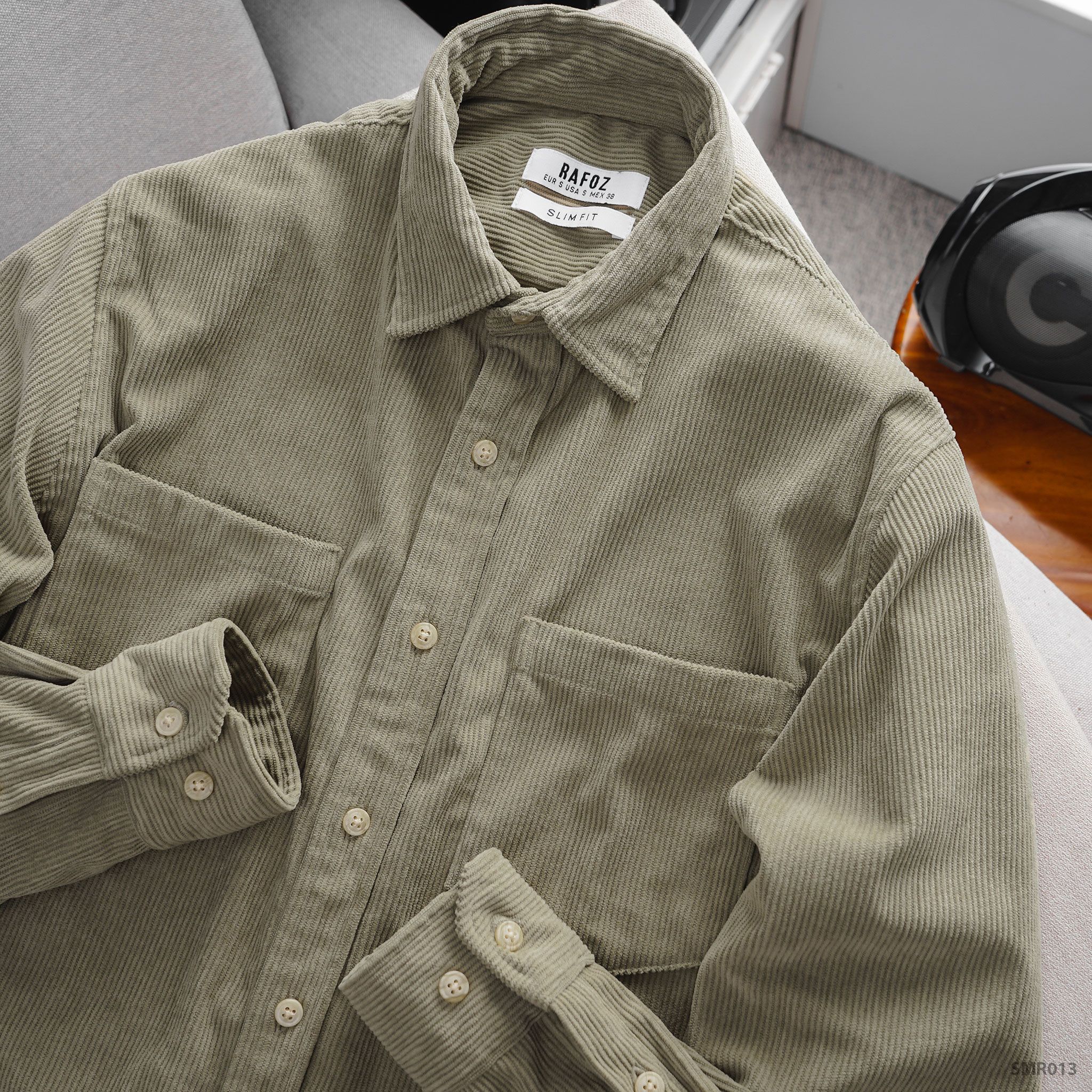  Áo sơ mi nhung basic RAFOZ - 013 