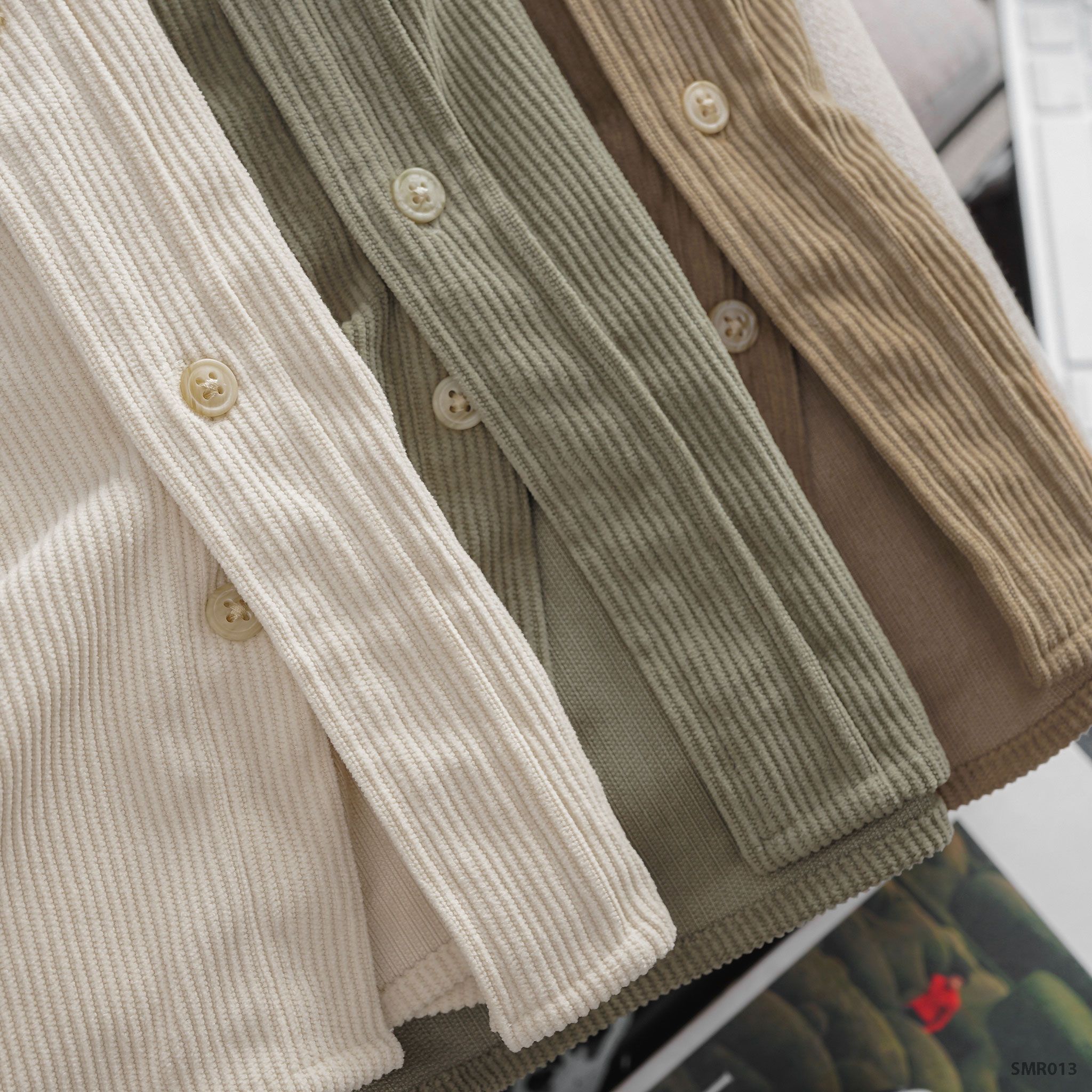  Áo sơ mi nhung basic RAFOZ - 013 