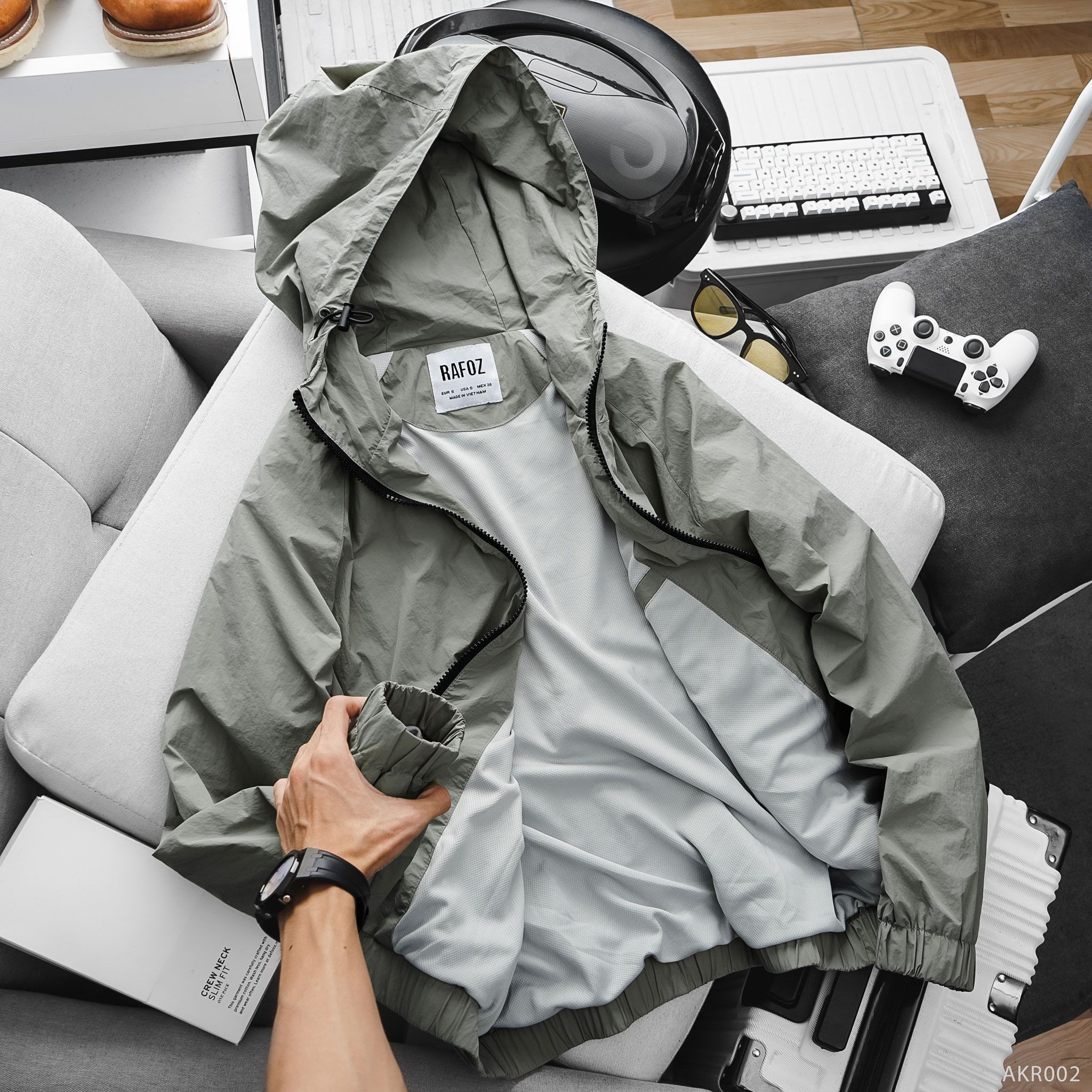  Áo khoác gió basic RAFOZ - 002 